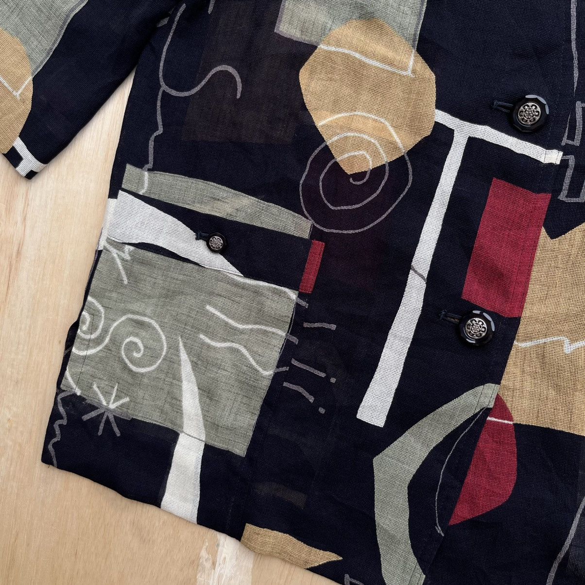 Issey Miyake ISSEY MIYAKE SUIT SILK BLAZER MULTI COLOUR Size M / US 6-8 / IT 42-44 - 3 Thumbnail