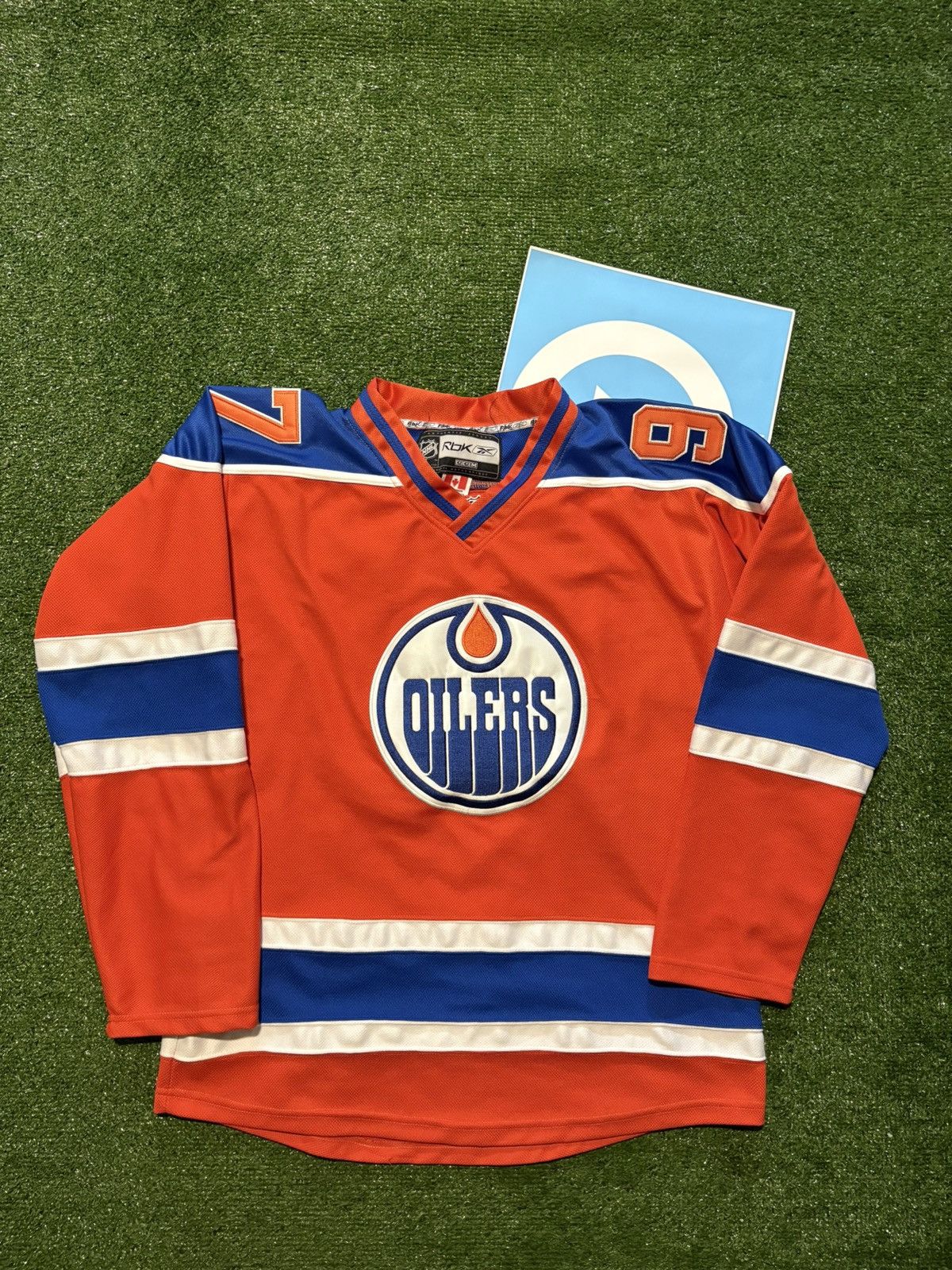 NHL REEBOK CCM EDMONTON OILERS CONNOR MCDAVID JERSEY Size US L / EU 52-54 / 3 - 2 Thumbnail