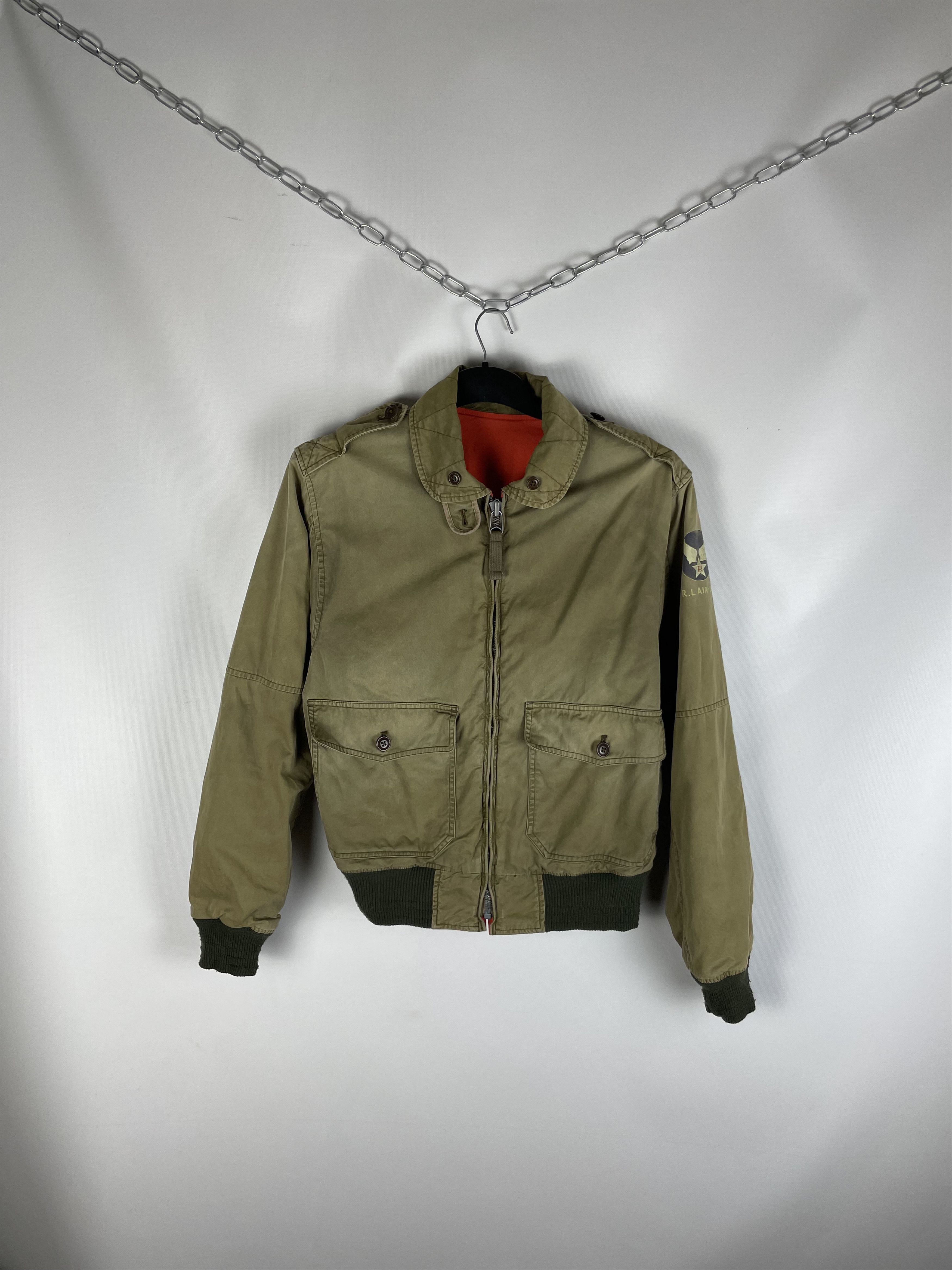 Polo Ralph Lauren Polo Ralph Lauren Flight Jacket Reversible Jacket USA Size US S / EU 44-46 / 1 - 1 Thumbnail