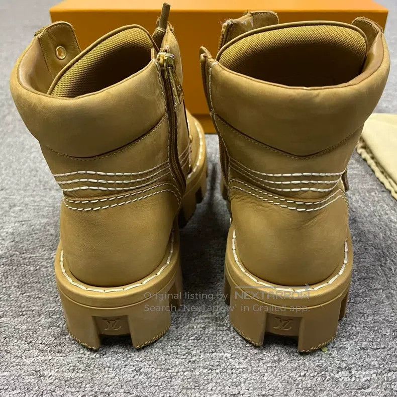 Louis Vuitton Louis Vuitton 24 New Brown Strappy Short Martin Boots Size US 8.5 / EU 41-42 - 4 Thumbnail