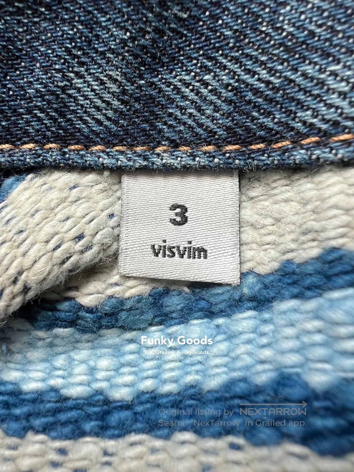 Visvim Visvim 101 Jkt Indigo Stripe Tokyo Exclusive. Size US L / EU 52-54 / 3 - 8 Thumbnail