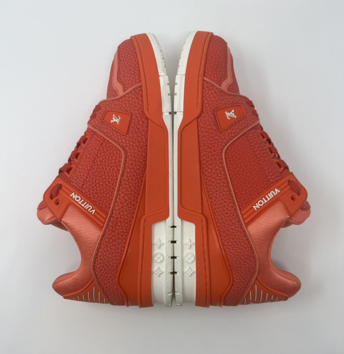 Louis Vuitton Louis Vuitton Trainer Sneaker Orange Size US 10.5 / EU 43-44 - 3 Thumbnail