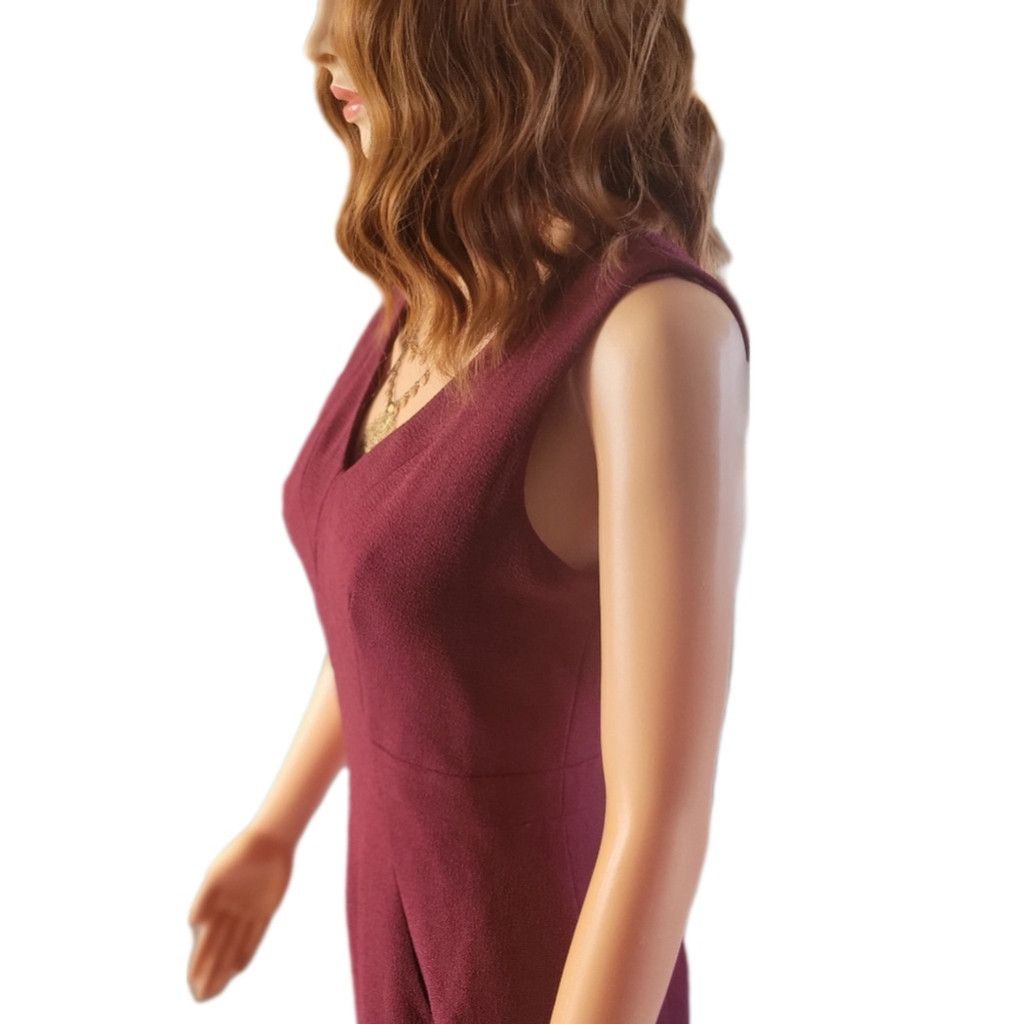 Saks Fifth Avenue SAKS 5th Ave V-neck Sleeveless Midi Dress Size 2 Size XS / US 0-2 / IT 36-38 - 4 Thumbnail