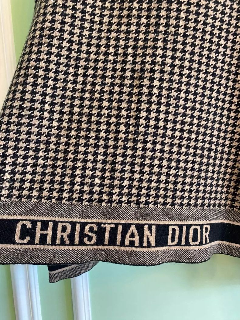 Dior Dior Houndstooth Cashmere Sweater-2506 Size XXS / US 00 / IT 34 - 3 Thumbnail
