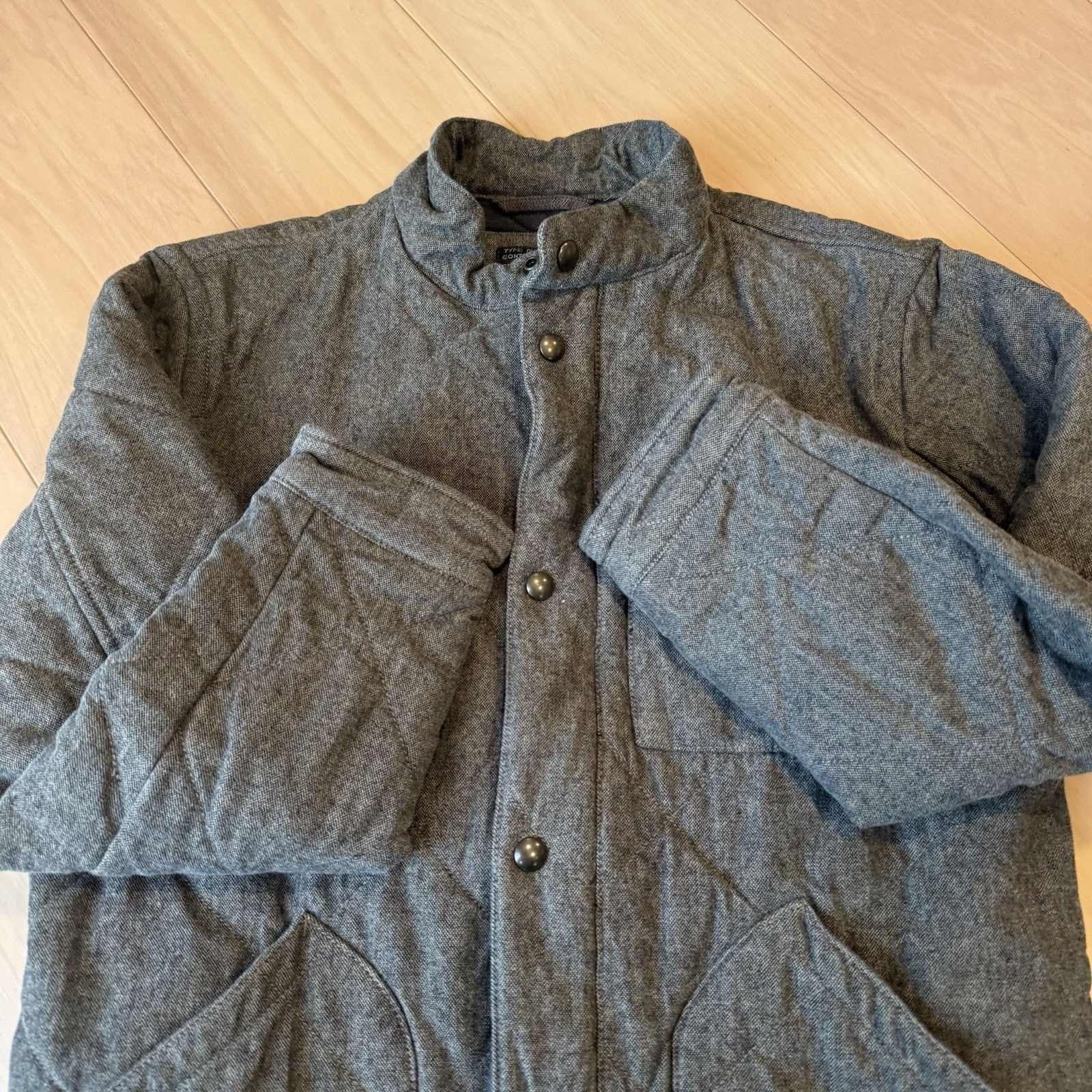 J.Crew J Crew Sussex Jacket Medium Gray Brown Full Zip Insulated Size US M / EU 48-50 / 2 - 4 Thumbnail