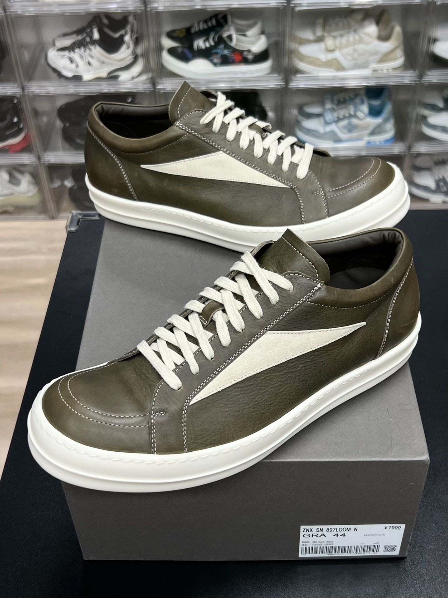 Rick Owens Rick Owens Brown Lowtop Sneakers 11 Men Size US 11 / EU 44 - 1 Thumbnail