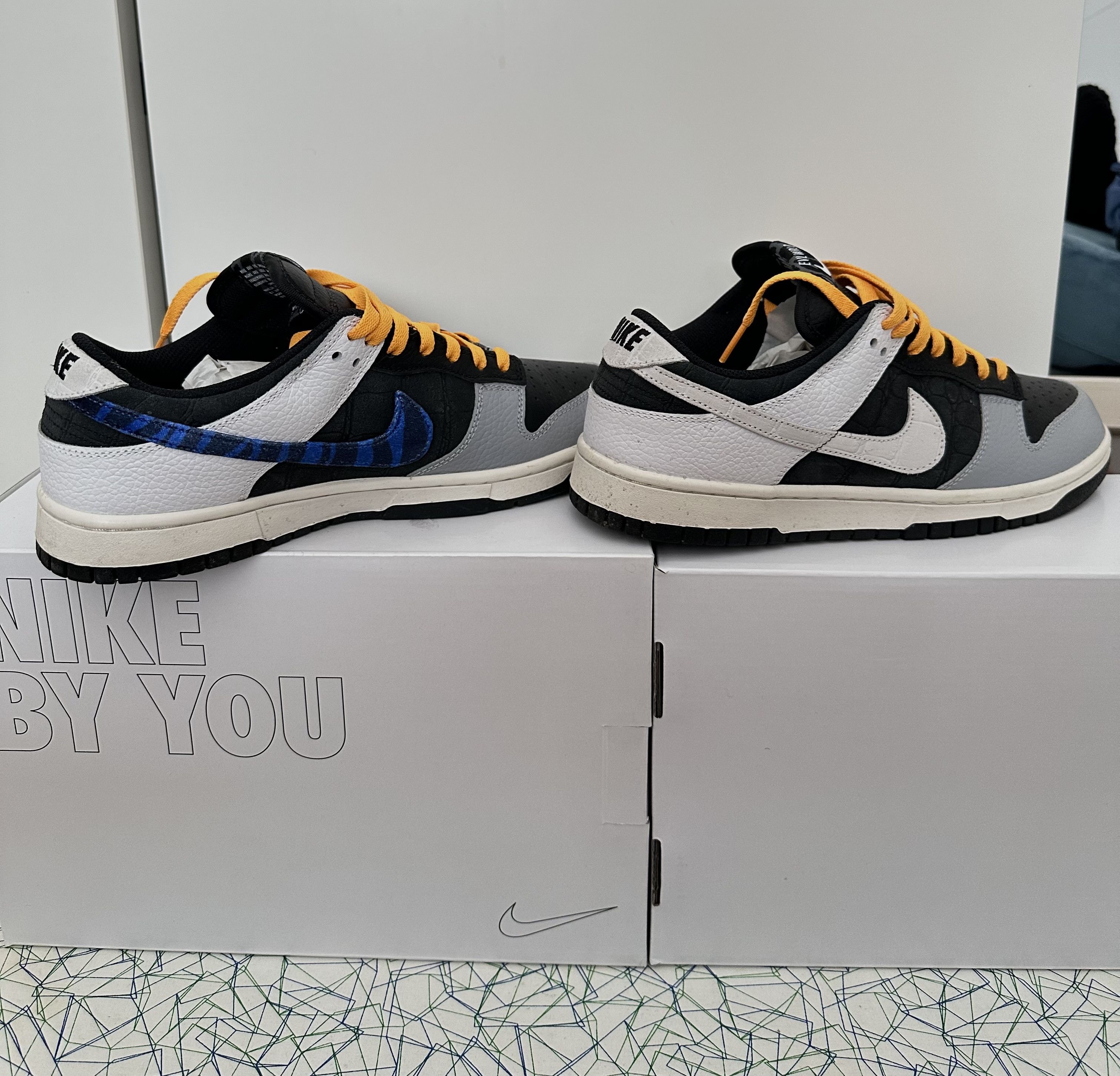 Nike Nike Dunk Low Split Identity Custom Nike By You – One of One Size US 10 / EU 43 - 6 Thumbnail