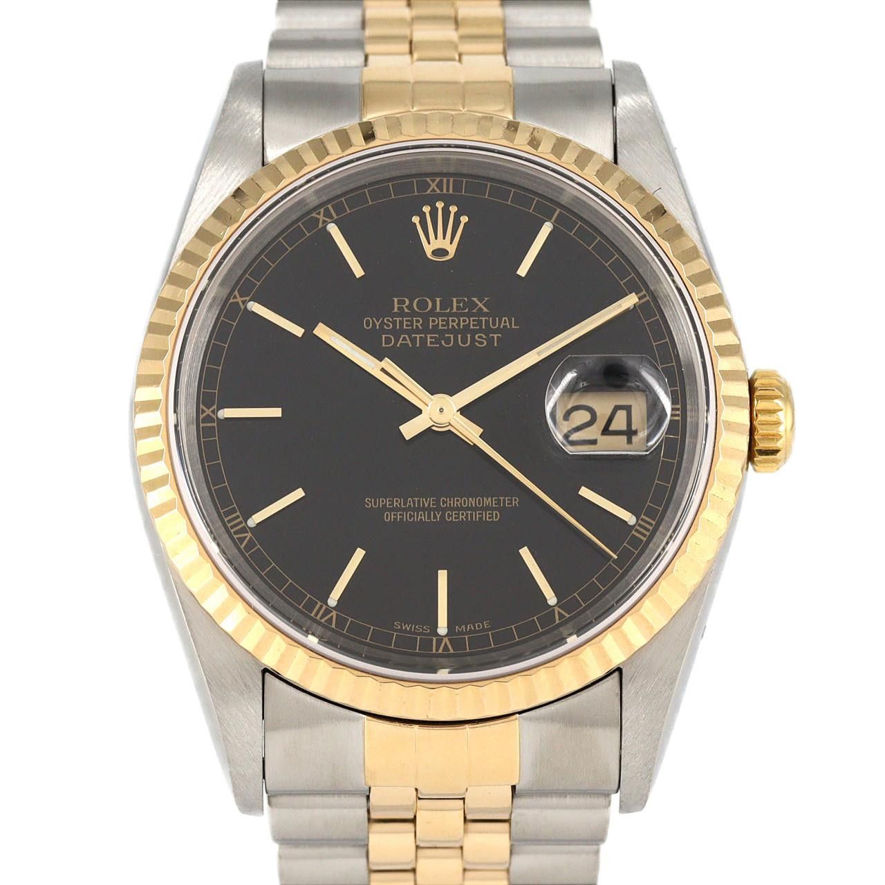 Rolex Rolex Rolex Datejust Stainless Steel Yellow Gold Automatic Metal Automatic 16233 DUTY FREE for USA Size ONE SIZE - 1 Thumbnail