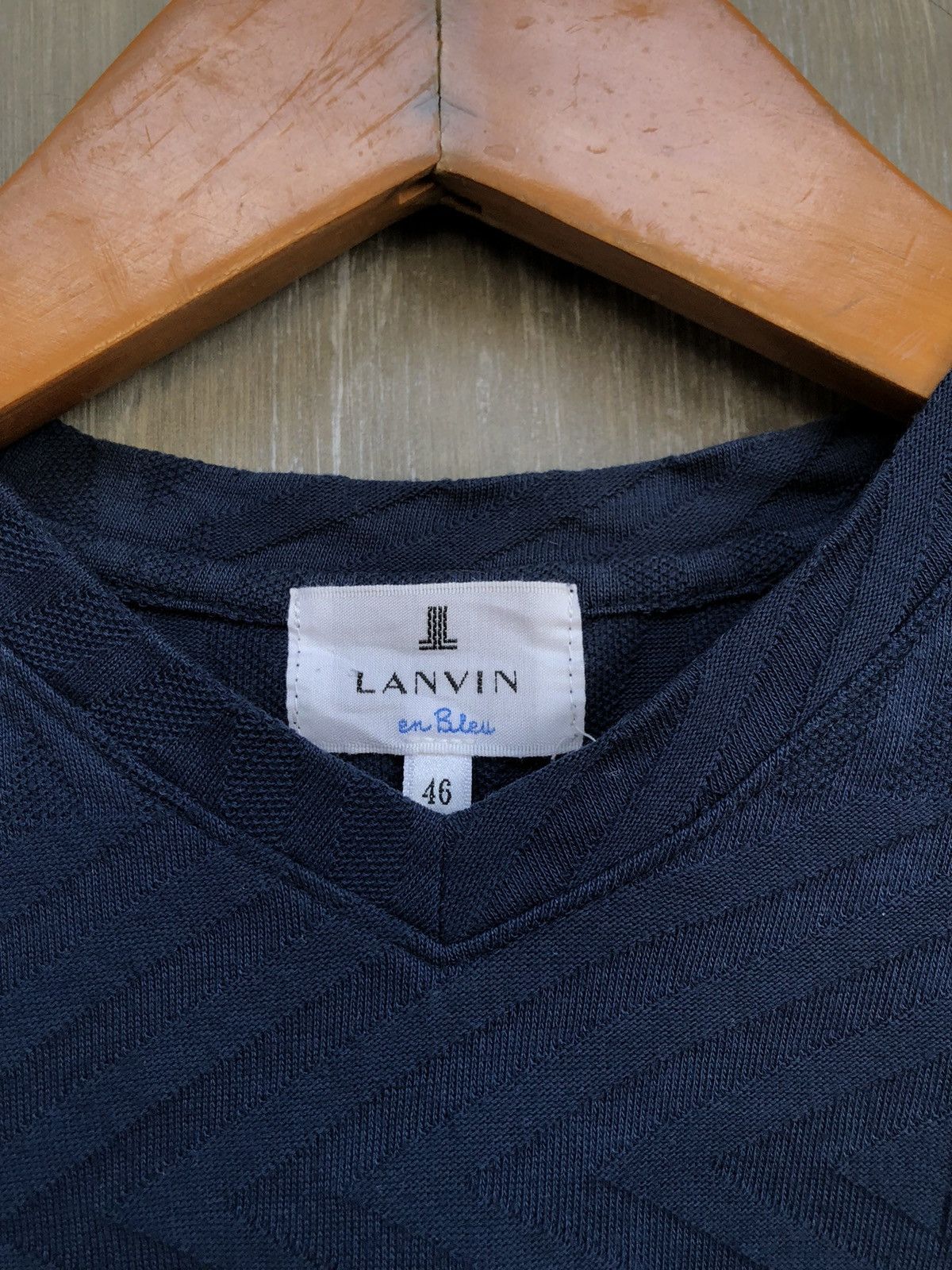 Lanvin Lanvin En Bleu Navy T-shirt Size US S / EU 44-46 / 1 - 4 Thumbnail