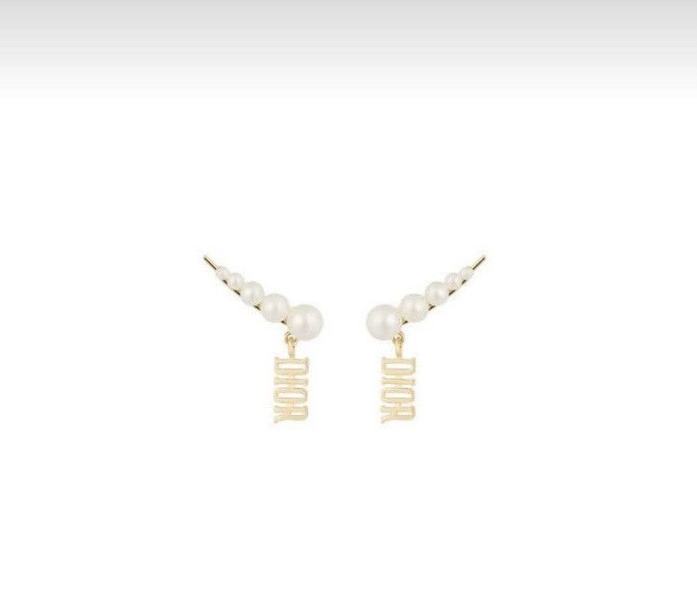 Dior DIO(R)EVOLUTION Earrings Gold Finish Metal