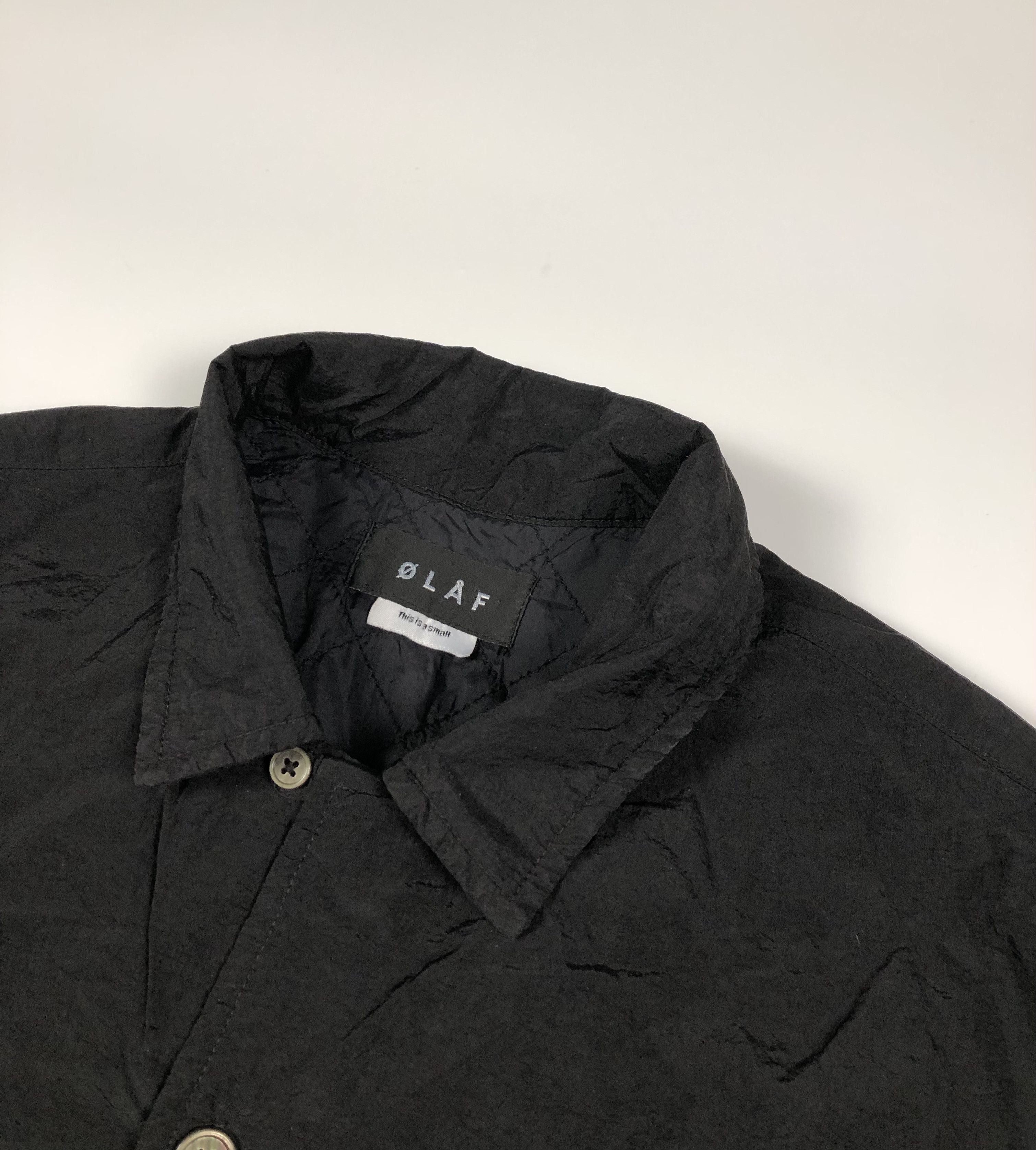 OLAF Olaf Quilted Overshirt Black Size US S / EU 44-46 / 1 - 5 Thumbnail