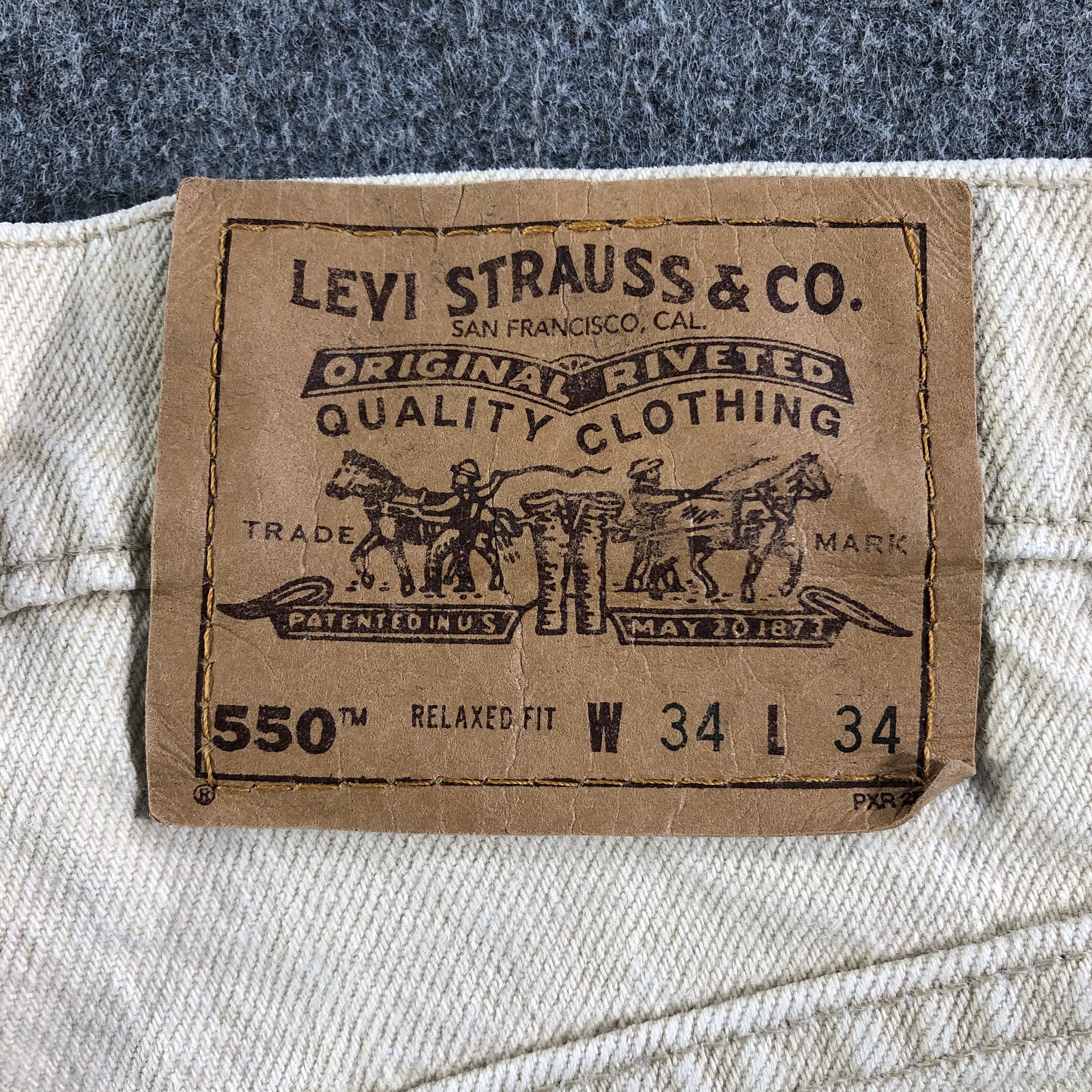 Levi's 90s Vintage Levis 550 Jeans-J3078 Size US 34 / EU 50 - 5 Thumbnail