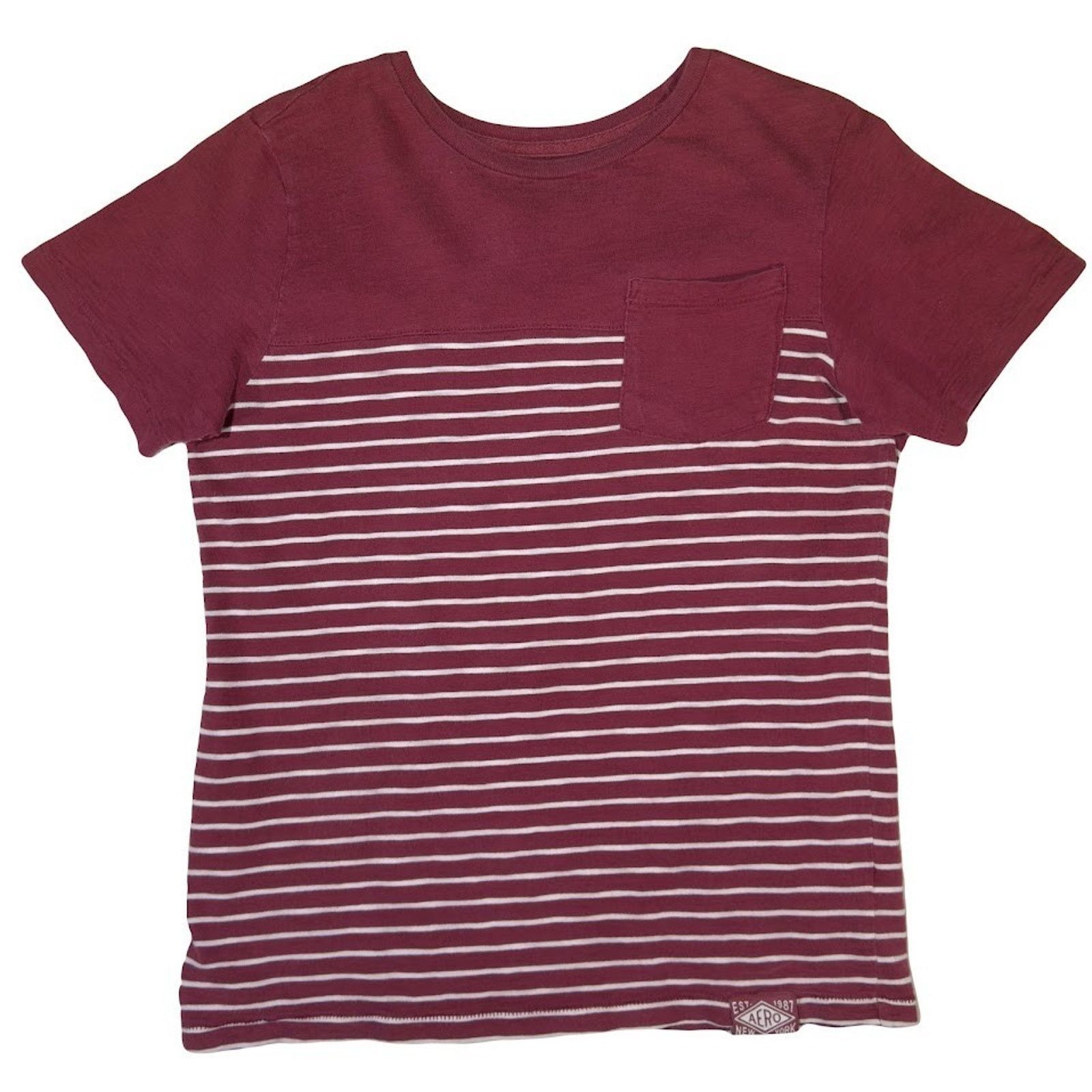 Aeropostale Aeropostale Men's T-Shirt Size Small Red White Short Sleeve Size US S / EU 44-46 / 1 - 1 Thumbnail