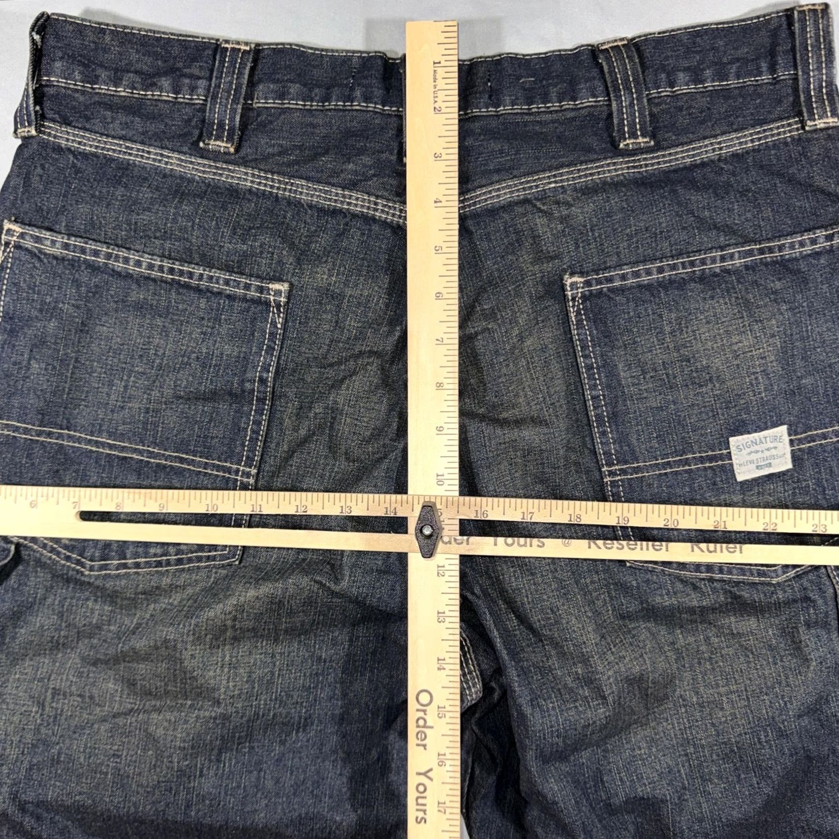 Levi's VINTAGE Levi's Signature Carpenter Jeans Mens 36x30 Blue Relaxed Fit Denim Pants Workwear Size US 36 / EU 52 - 7 Thumbnail