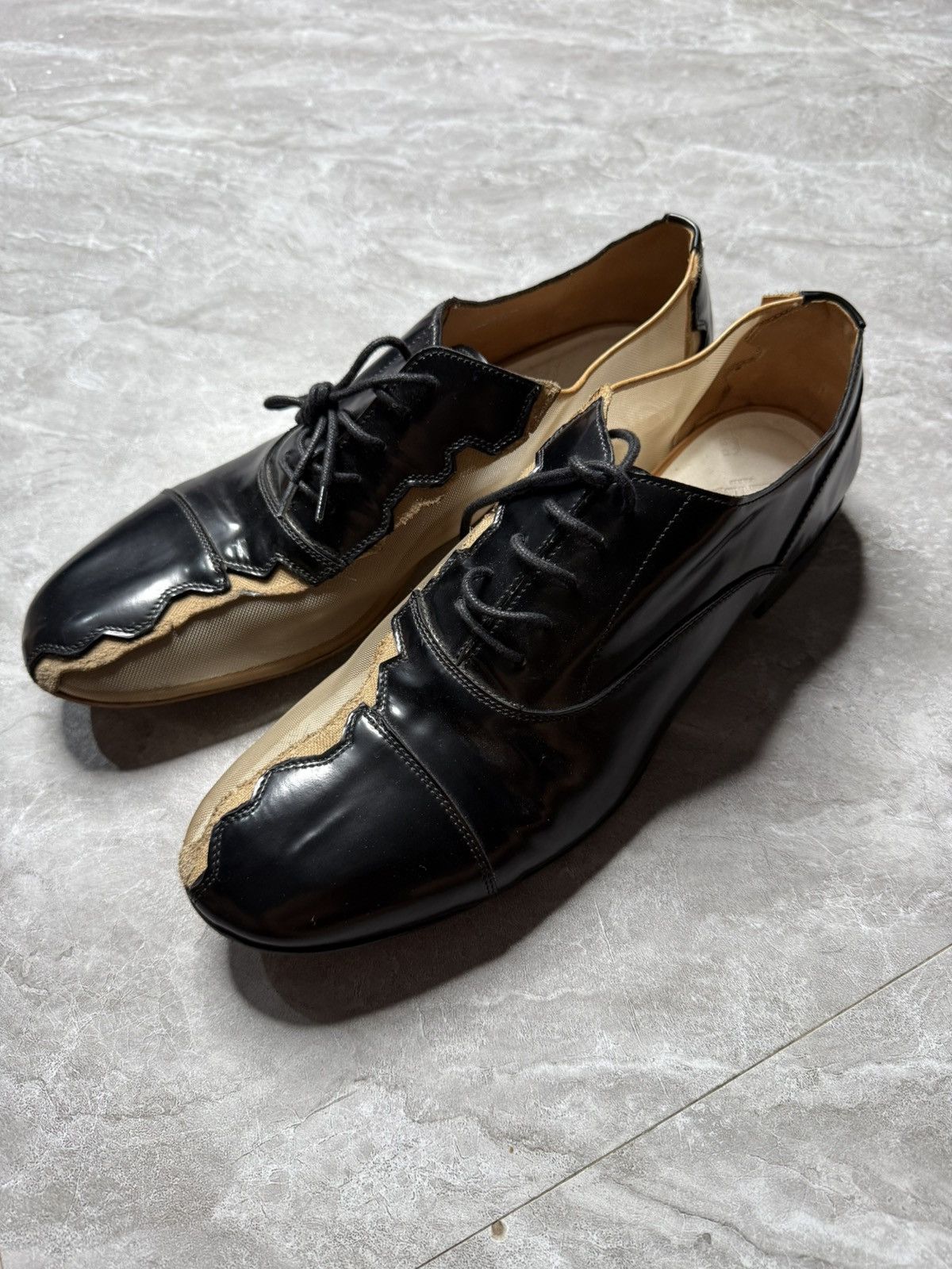 Maison Margiela Maison Margiela Line 22 Mesh Cut Out derbies Size US 8 / EU 41 - 3 Thumbnail
