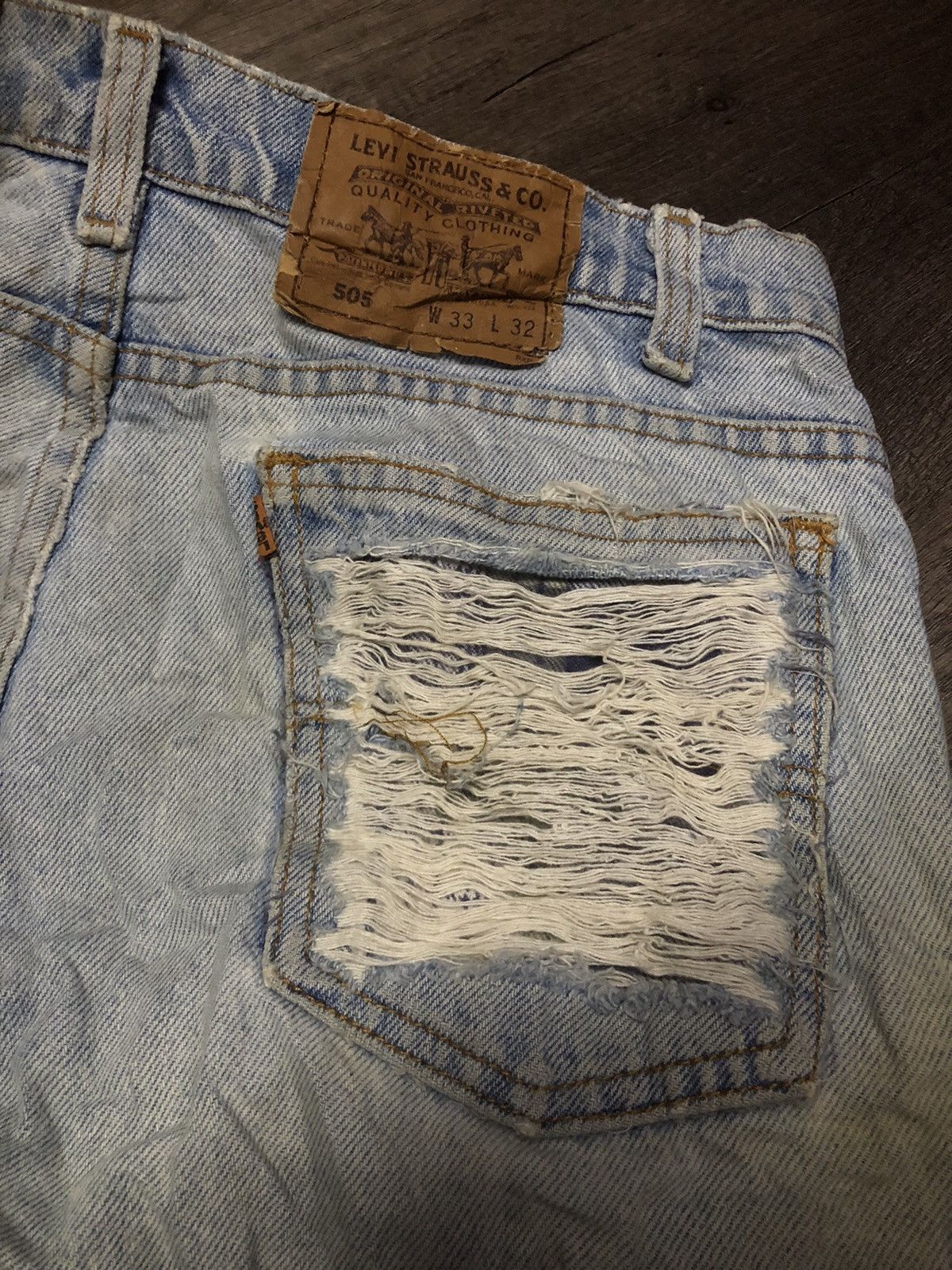 Levi's Vintage Clothing × Vintage Vintage Levi's 505 Oren Tag Size US 32 / EU 48 - 21 Thumbnail