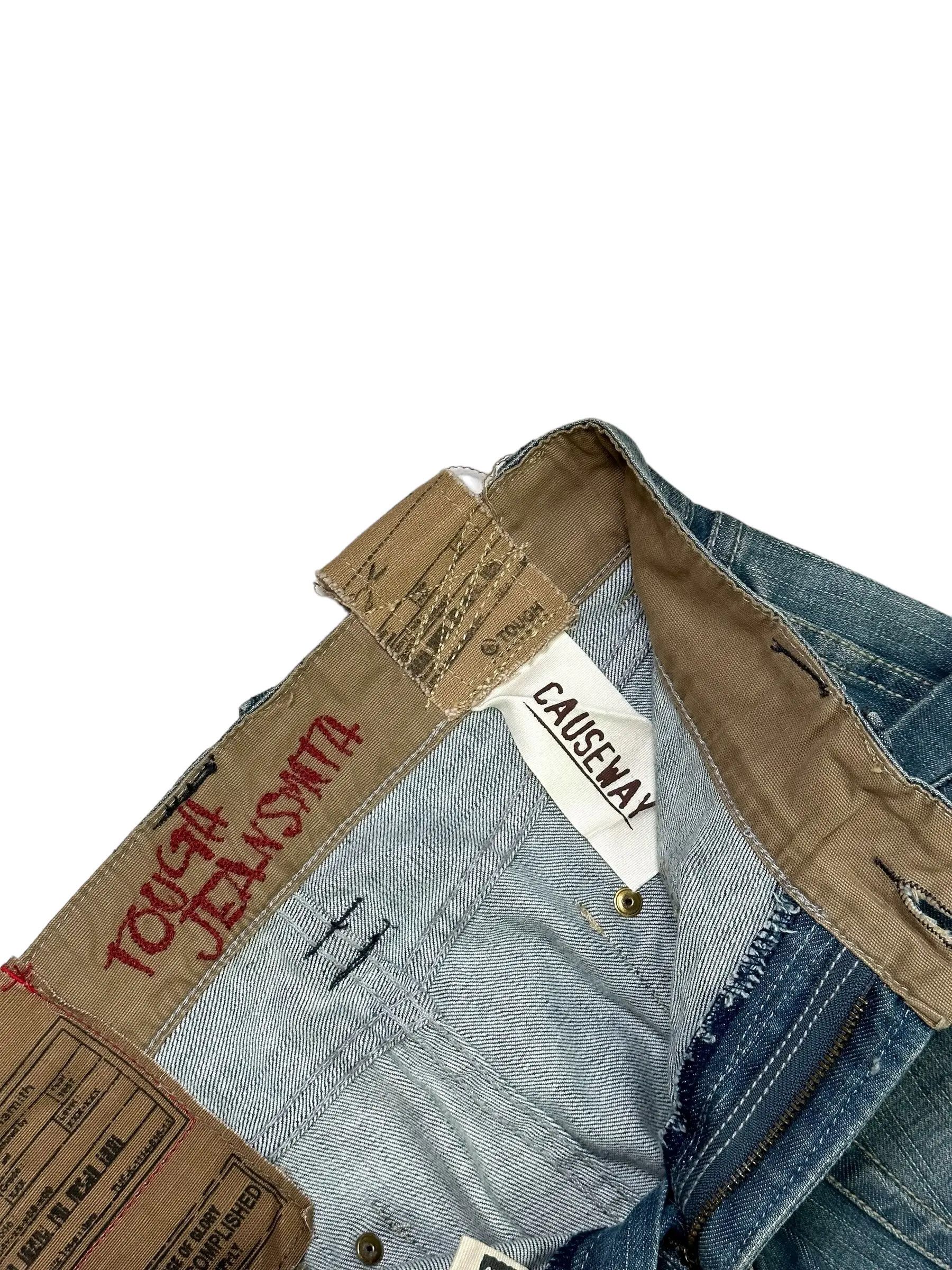 Japanese Brand Tough military distressed jeans Size US 30 / EU 46 - 4 Thumbnail