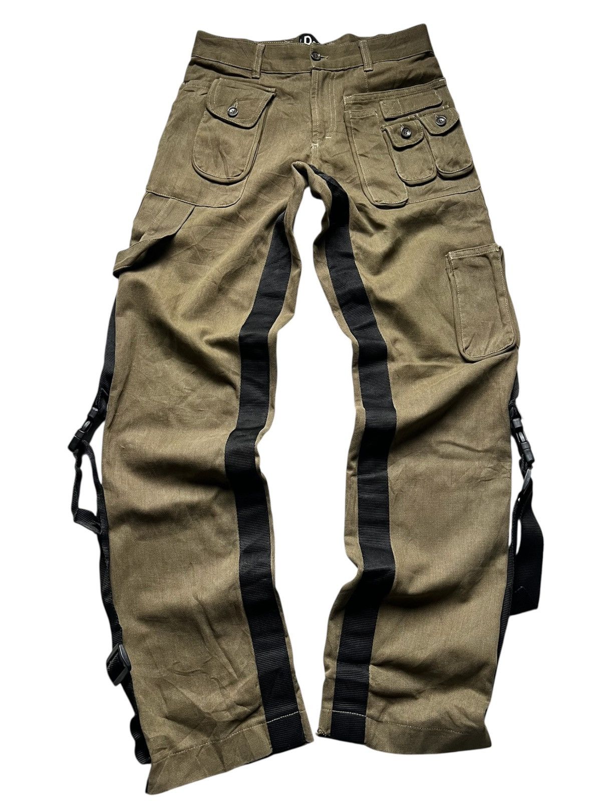 Dolce & Gabbana Iconic AW03 Dolce & Gabbana Bondage Utility Cargo Pants Size US 30 / EU 46 - 1 Thumbnail