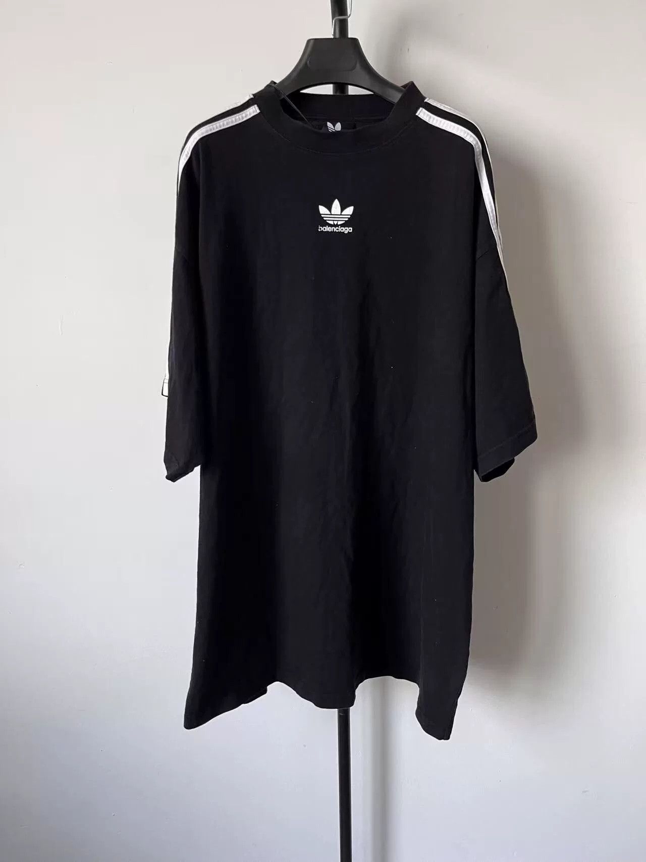 Balenciaga Balenciaga x adidas Logo Crewneck T-Shirt Size US XL / EU 56 / 4 - 1 Thumbnail