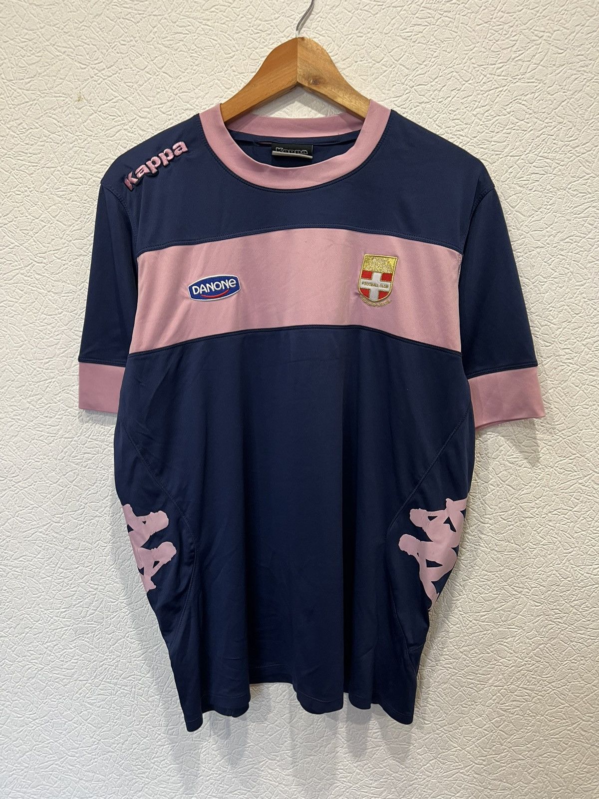 Kappa Danone Croix De Savoie Kappa Mens Soccer Jersey Shirt Size US XL / EU 56 / 4 - 1 Thumbnail
