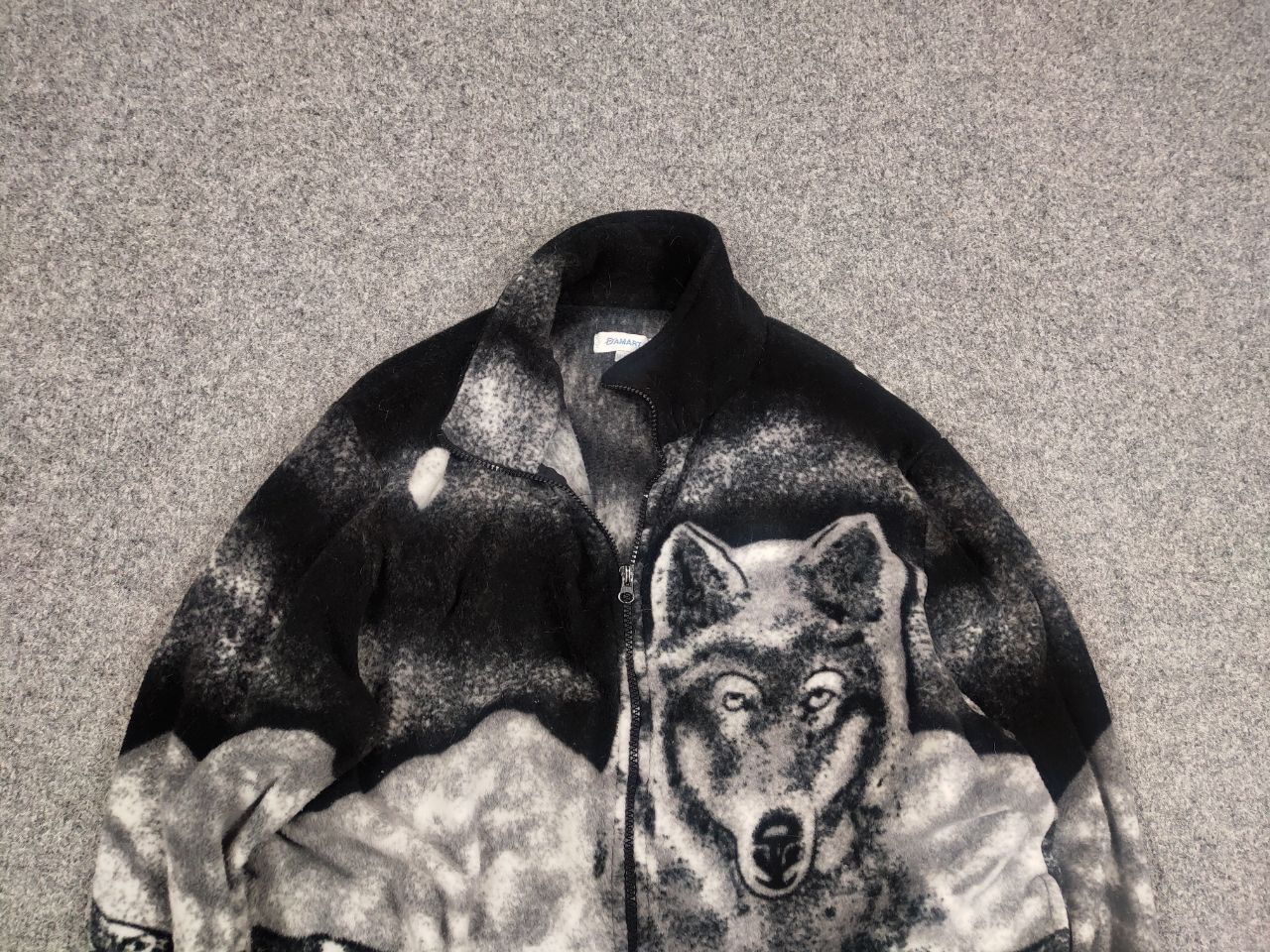 Hysteric Glamour Vintage Supreme Style Woolf Art Fleece Zip Light Jacket Y2K Size US M / EU 48-50 / 2 - 4 Thumbnail