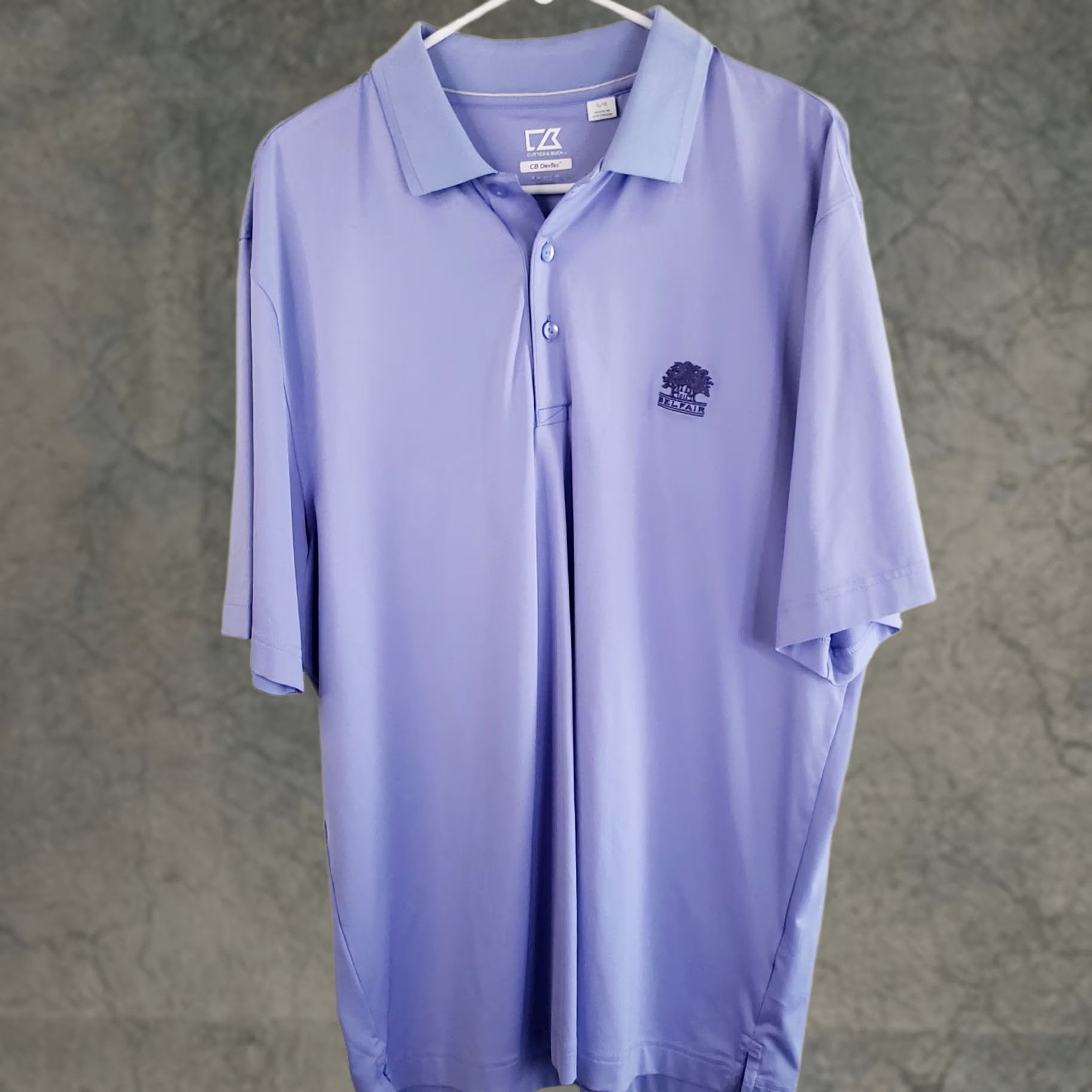 Cutter & Buck Cutter Buck Golf Polo Shirt Adult L Purple Short Sleeve Belfair Logo Mens Size US L / EU 52-54 / 3 - 1 Thumbnail