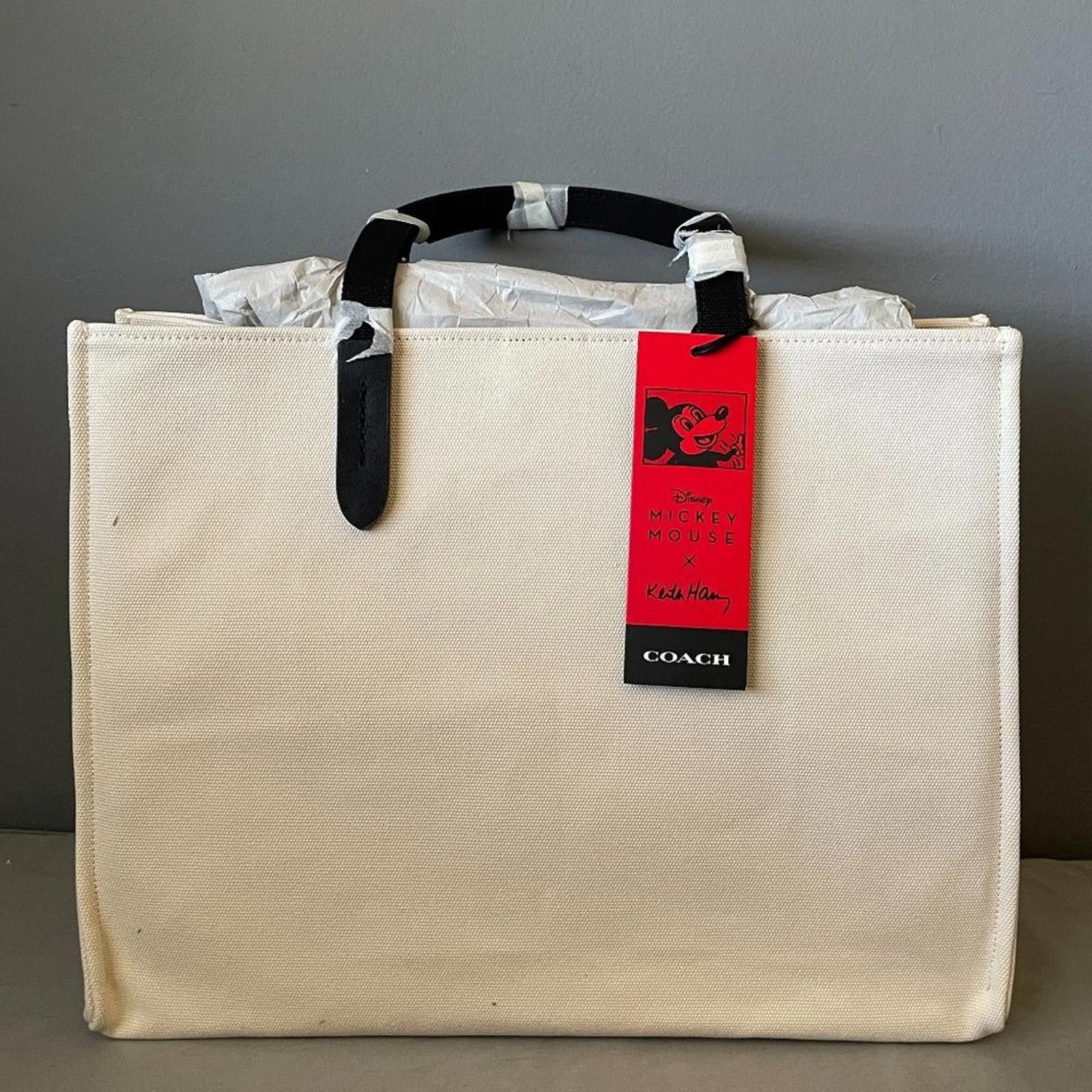 Coach NWT coach Disney Mickey Mouse X Keith Haring Tote 42 Size ONE SIZE - 2 Thumbnail