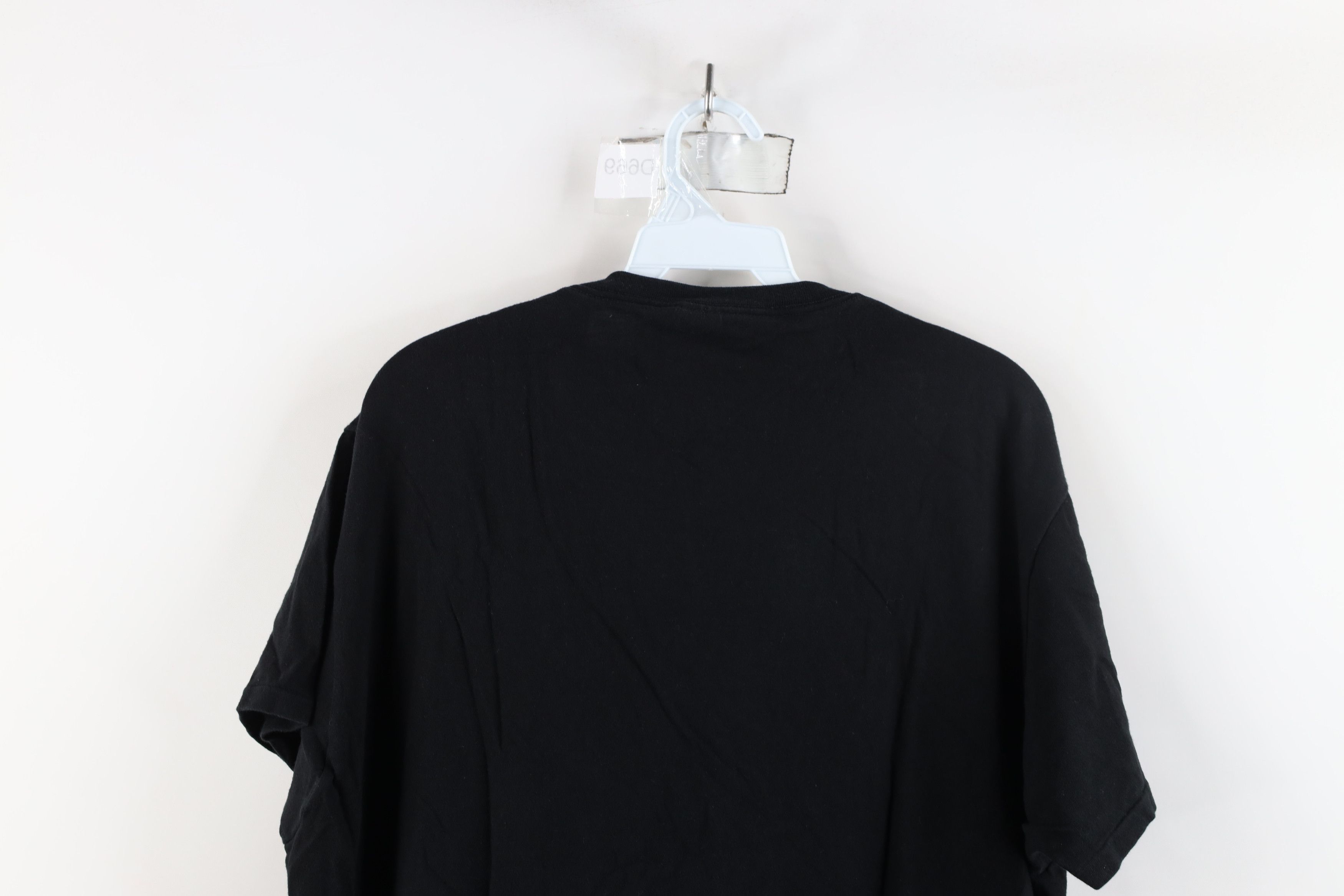 Vintage Vintage 90s Streetwear Fit Short Sleeve T-Shirt Black Cotton Size US XL / EU 56 / 4 - 9 Thumbnail