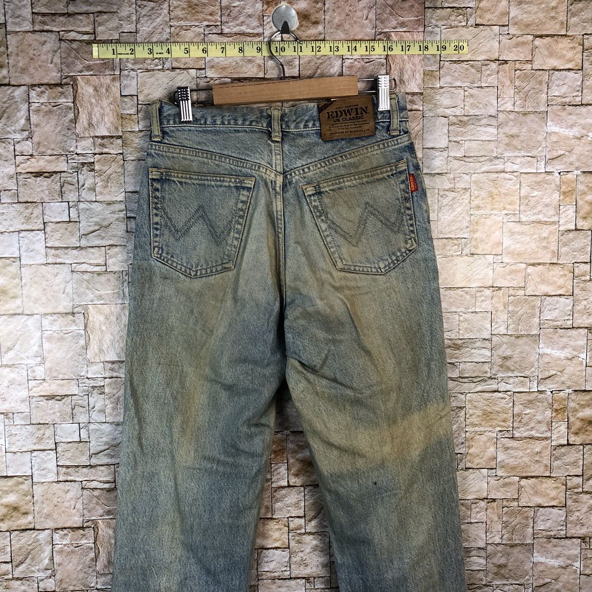 Edwin Edwin vintage faded Blue Denim Pants #A1123 Size US 30 / EU 46 - 13 Thumbnail