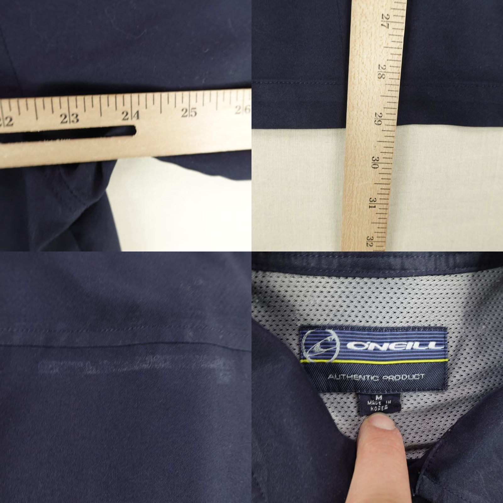 O'Neill VINTAGE O'Neill Shirt Mens Medium Blue Button-Up Short Sleeve Collared Beachy Lightweight 90s/2000s Mens Size US M / EU 48-50 / 2 - 8 Thumbnail