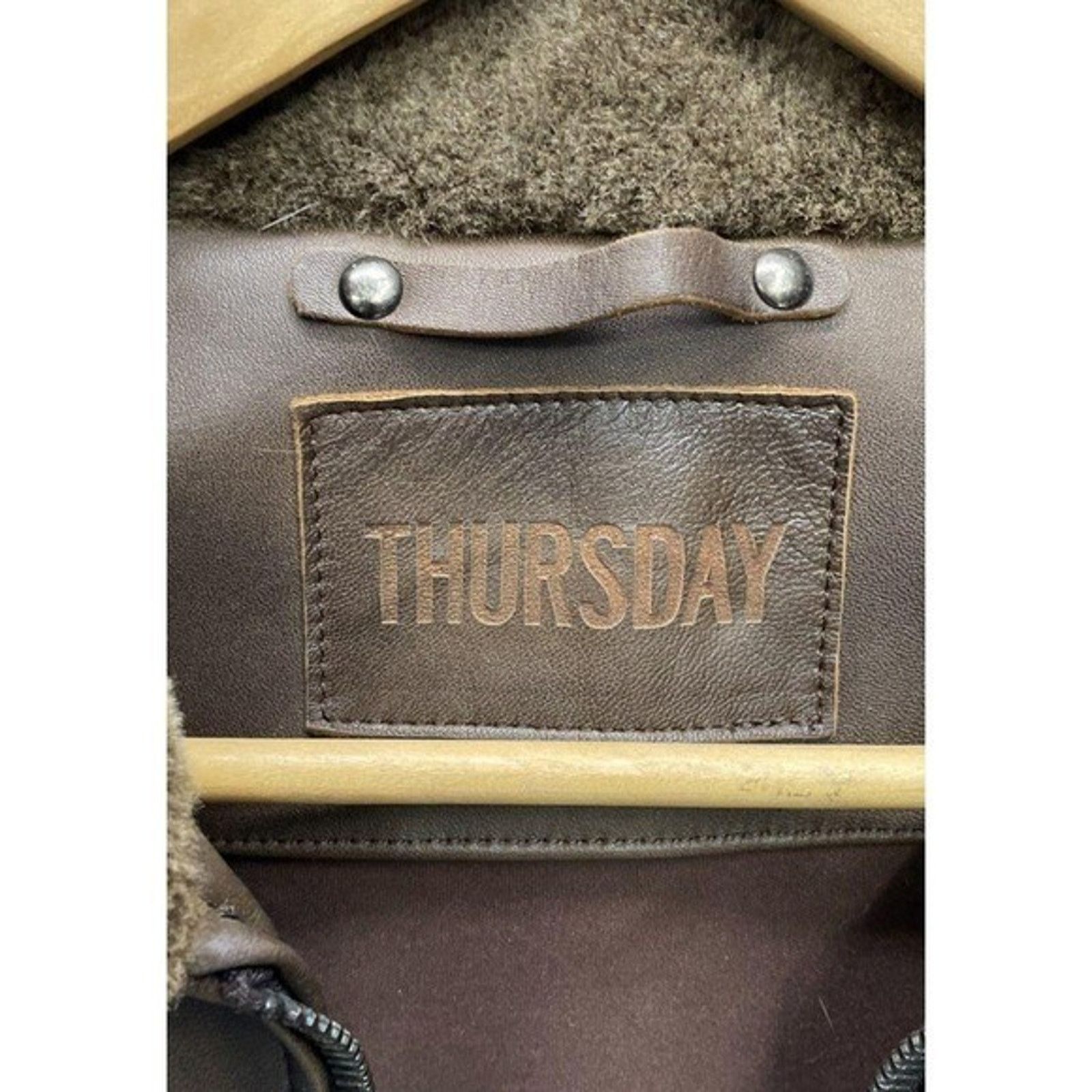 Thursday Boot Company Thursday Boots Lamb Leather Brown Jacket Collar Women Small Size M / US 6-8 / IT 42-44 - 2 Thumbnail