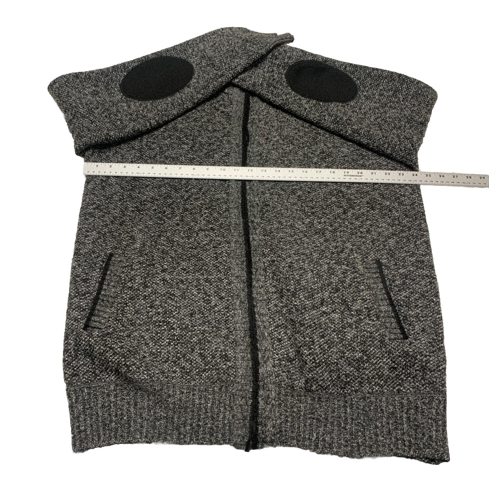 Other Alberto Cardinali Men's Cardigan XL Black Gray Zip Fleece Size US XL / EU 56 / 4 - 6 Thumbnail