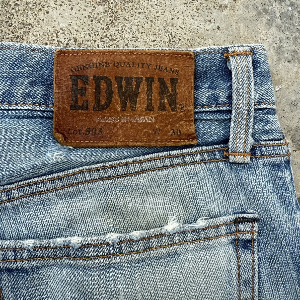 Edwin VINTAGE EDWIN 503 FADED JEAN DENIM PANTS Size US 32 / EU 48 - 12 Thumbnail