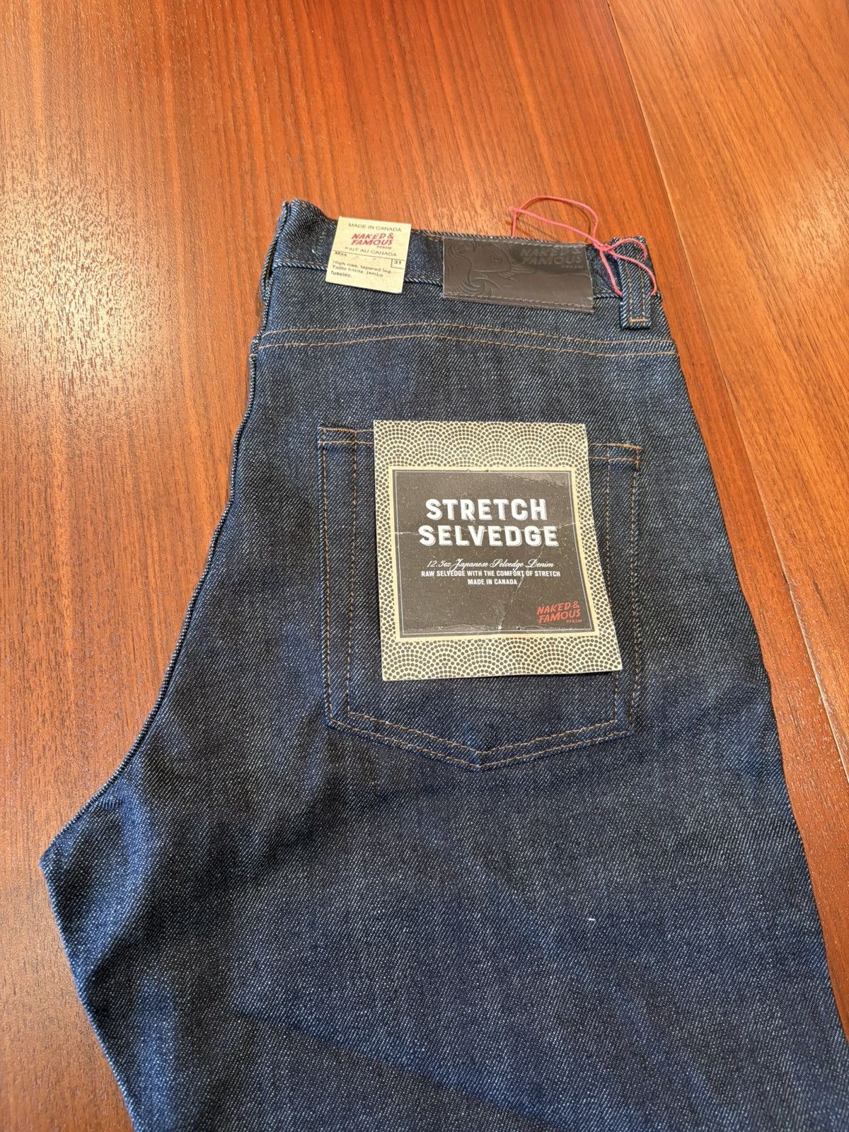 Naked & Famous Naked & Famous The Max Stretch Selvedge Size 31" - 1 Thumbnail