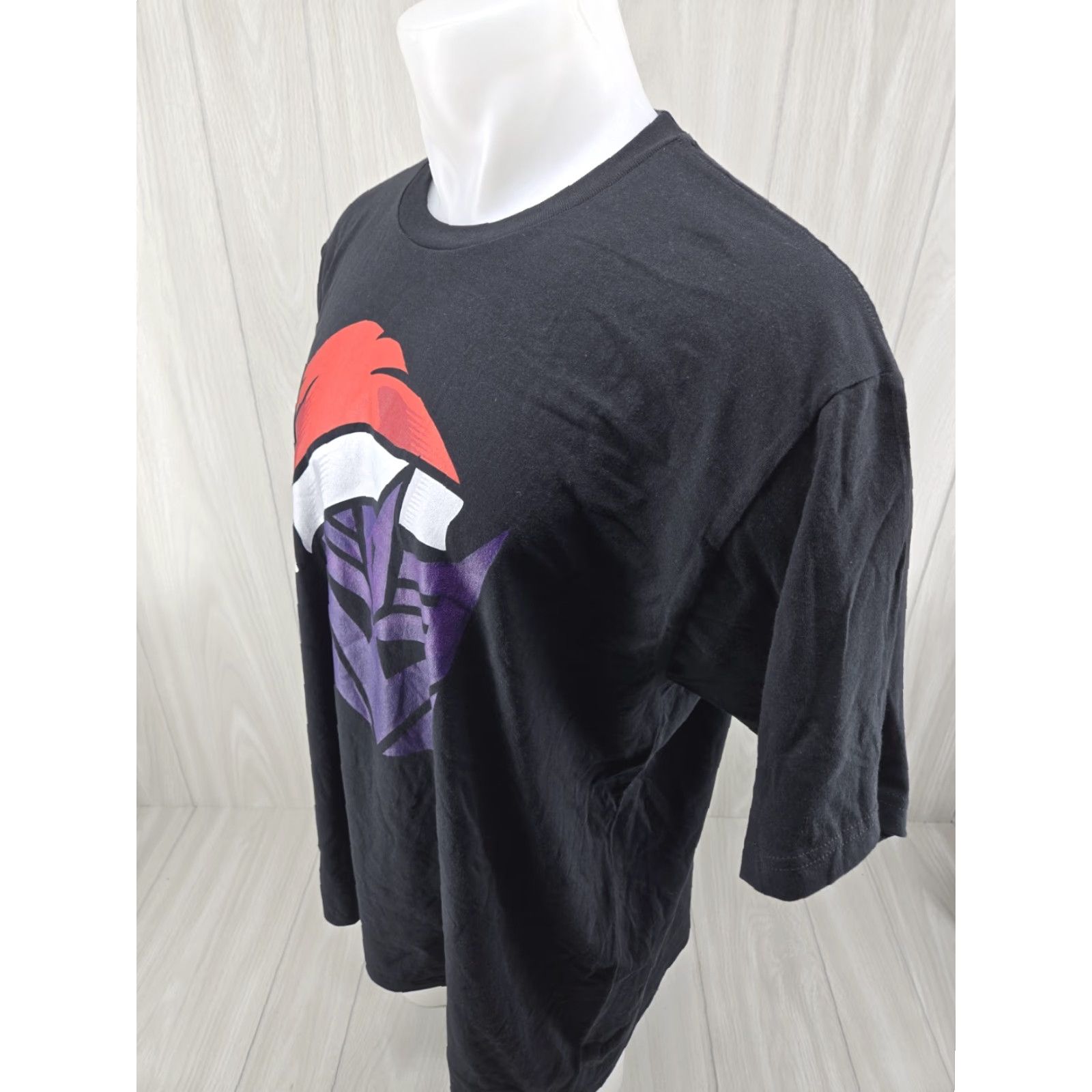 Vintage VINTAGE Transformers T-Shirt Decepticon Logo Christmas Hat Black XL Size US XL / EU 56 / 4 - 4 Thumbnail