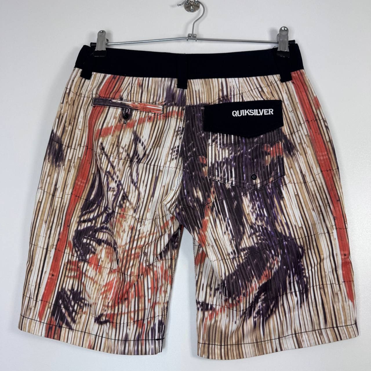 Quiksilver Quiksilver Board Shorts Vintage White Print Surf Swim Size S Size US 30 / EU 46 - 12 Thumbnail