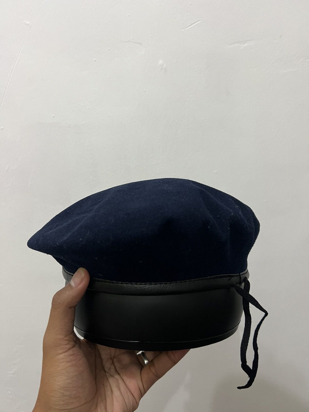 Barrett Top Beret Wool Indigo Vintage Size ONE SIZE - 3 Thumbnail
