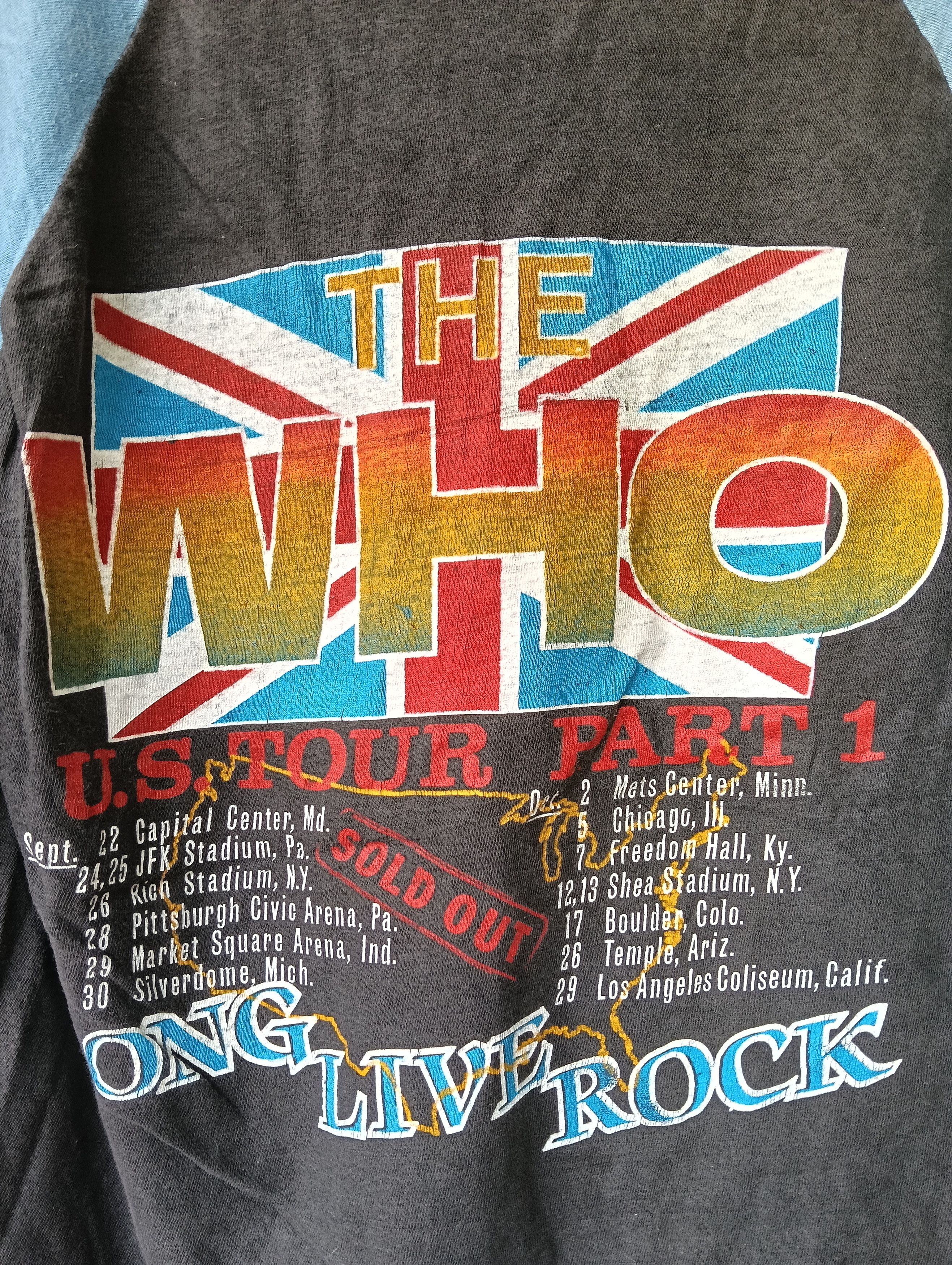 Vintage The Who Sold Out US Tour vintage t shirt 80s M. Size US M / EU 48-50 / 2 - 8 Thumbnail