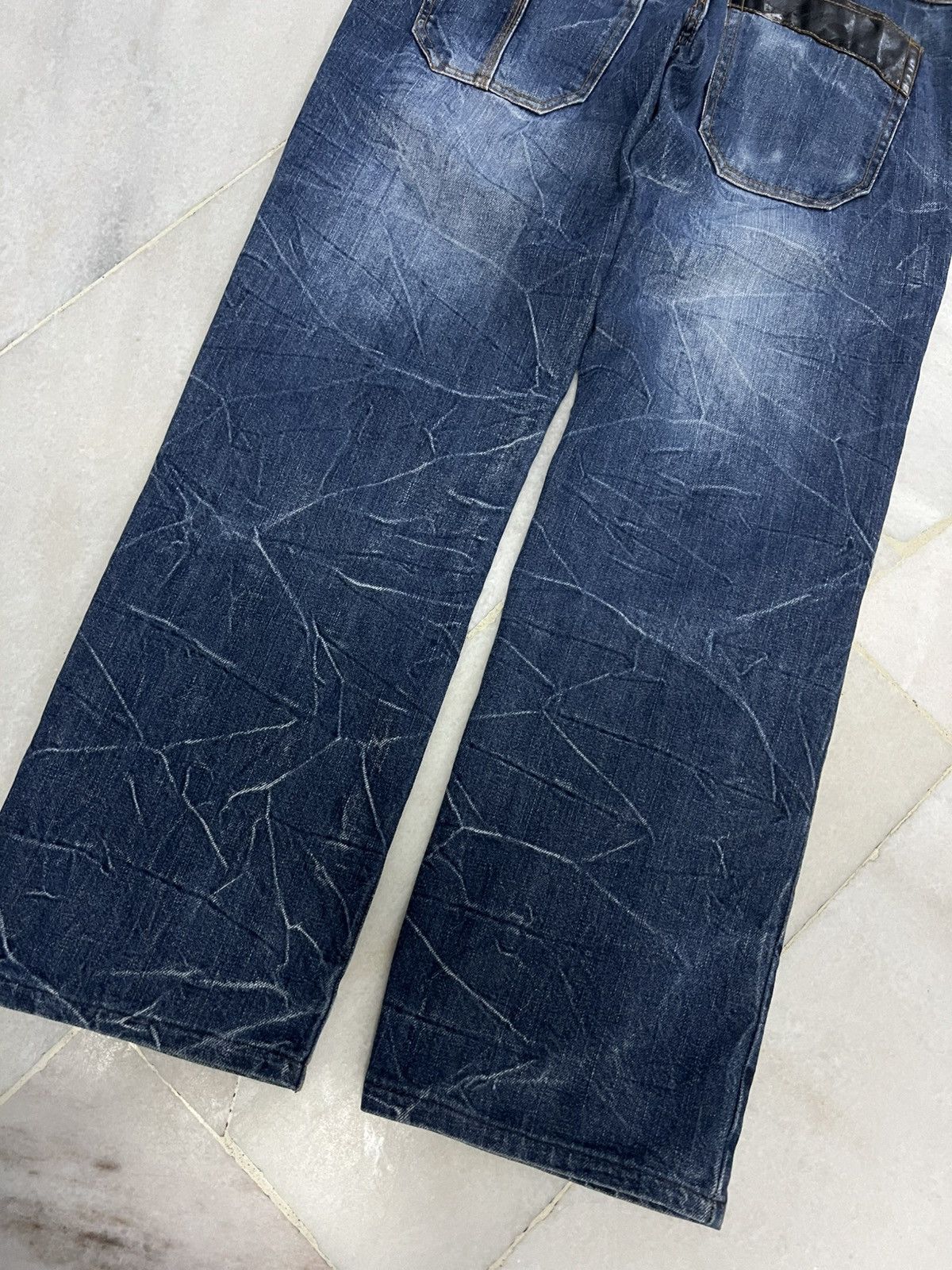 If Six Was Nine × Japanese Brand 💥Vintage 90’s Style Nylaus Clothing Bushpants Clawmark Jean Size US 30 / EU 46 - 10 Thumbnail