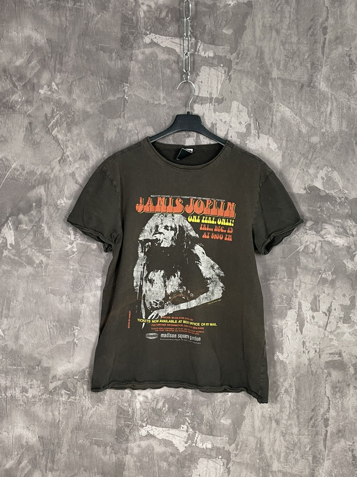 Band Tees × Vintage Vintage vtg Janis Joplin rock & roll band tee t-Shirt Size US M / EU 48-50 / 2 - 1 Thumbnail