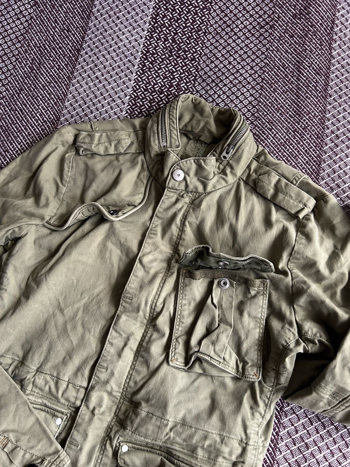G-Star G-star Raw Cargo Line Women Denim Jacket Military Style Sz M Size M / US 6-8 / IT 42-44 - 8 Thumbnail