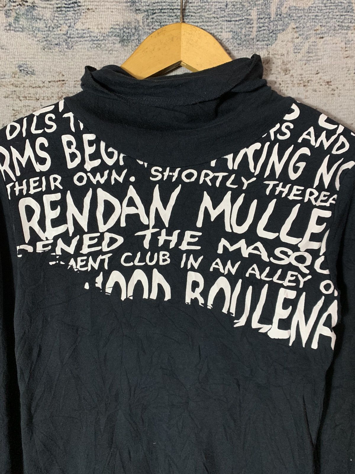 Issey Miyake × Japanese Brand × Yohji Yamamoto Japanese Turtle Neck Poem Long sleeve Undefined Size US M / EU 48-50 / 2 - 3 Thumbnail