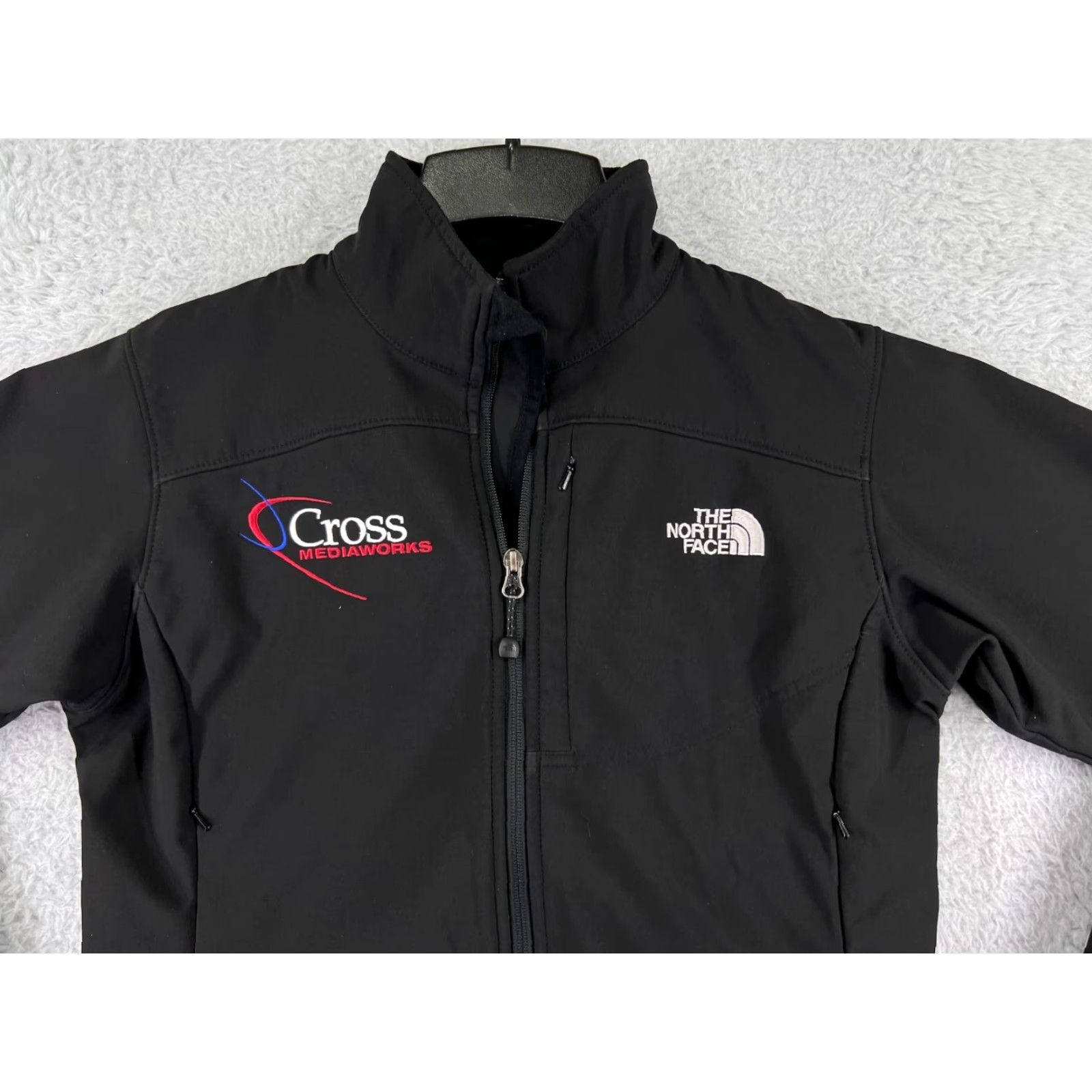The North Face The North Face Jacket Women S Black Apex Mock Neck Full Zip Poly Blend Athletic Size S / US 4 / IT 40 - 5 Thumbnail