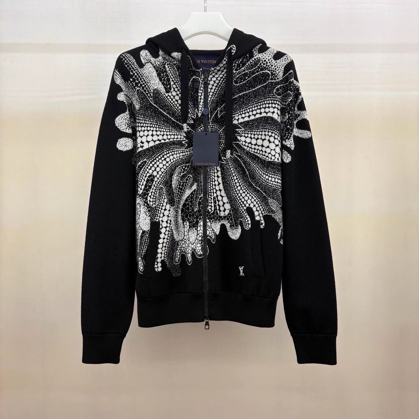 Louis Vuitton LV Yayoi Kusama x Zip Hoodie L new 95wool5nylon Size US L / EU 52-54 / 3 - 1 Thumbnail