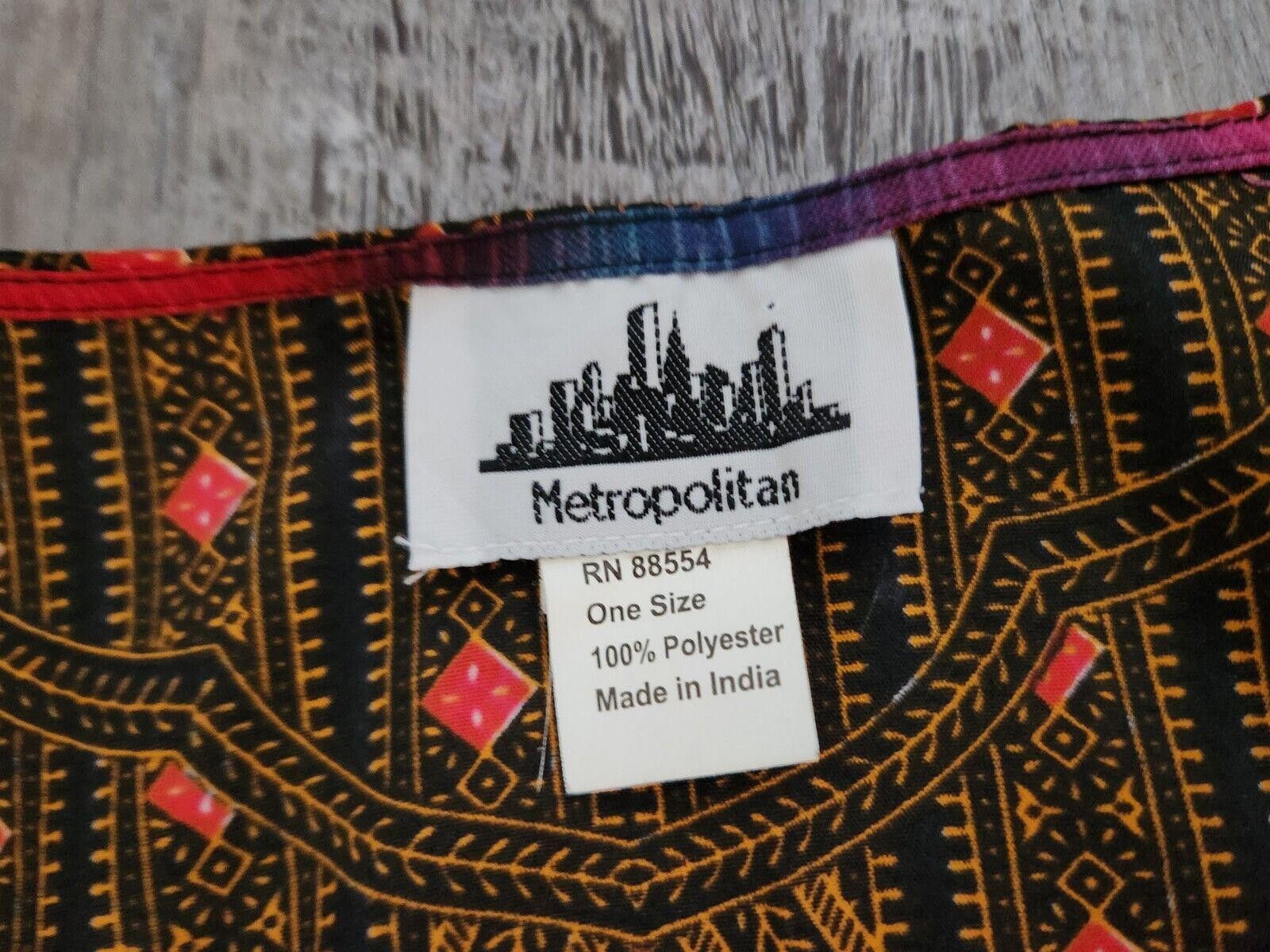 Designer Metropolitan Caftan Kaftan Mumu One Size Vintage Ethnic Size ONE SIZE - 5 Thumbnail