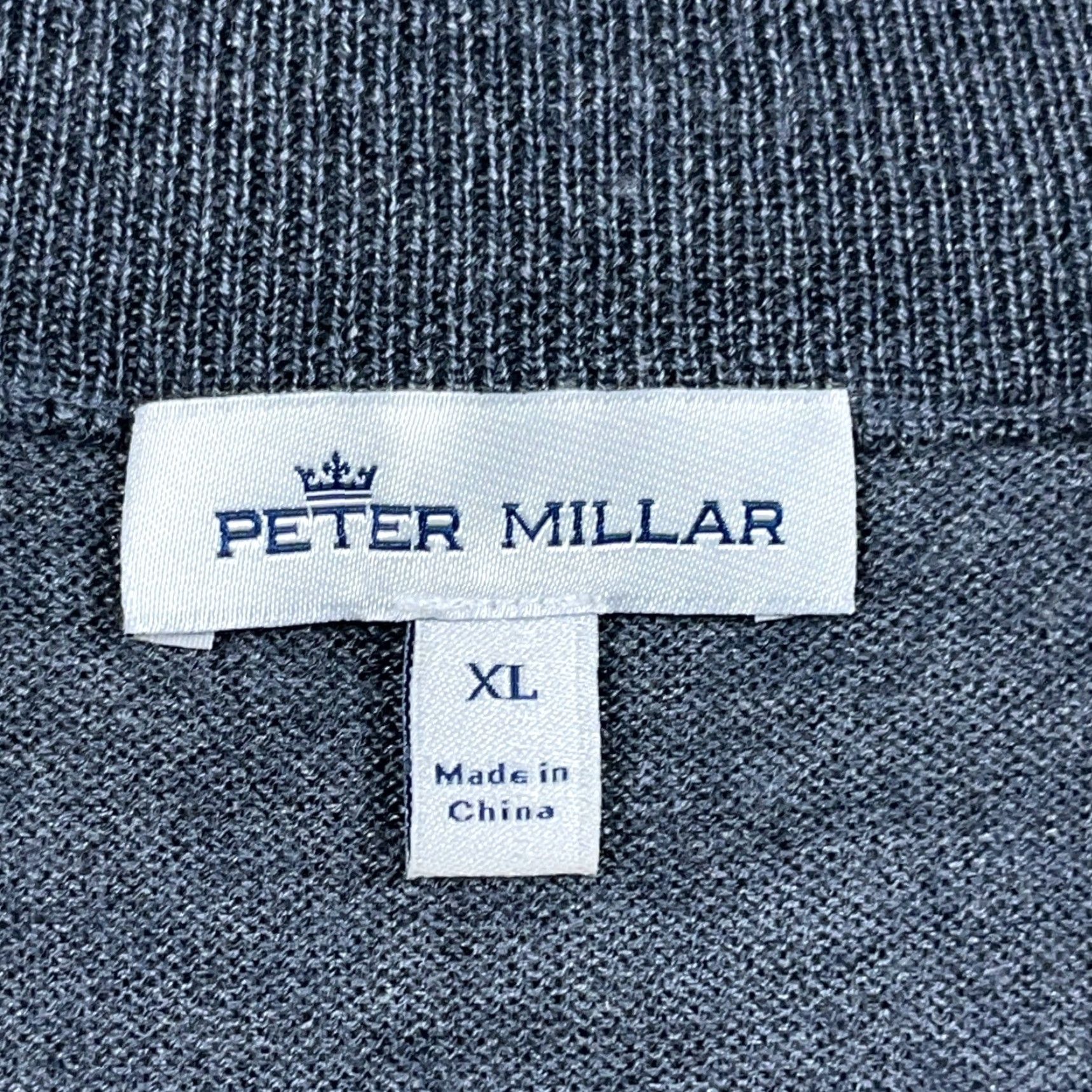 Peter Millar Peter Millar Sweater Men XL Gray Pullover Mock Neck Knit Wool Merino/Lyocell Casual, Travel, Business Sports - Regular Fit Size US XL / EU 56 / 4 - 3 Thumbnail