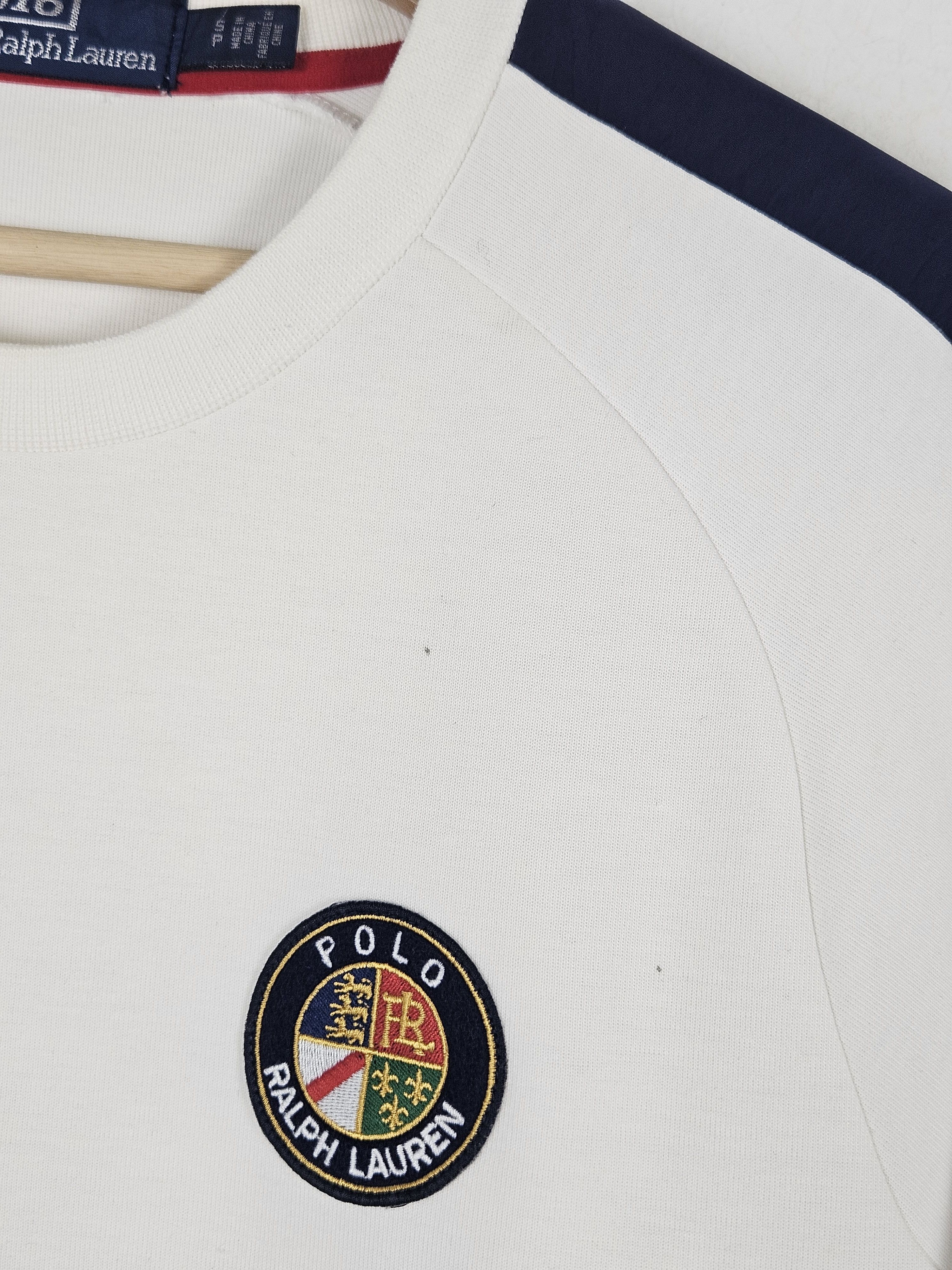 Polo Ralph Lauren × Vintage Vintage 90s Polo Ralph Lauren USA Cookie Patch Sweatshirt Size US S / EU 44-46 / 1 - 7 Thumbnail