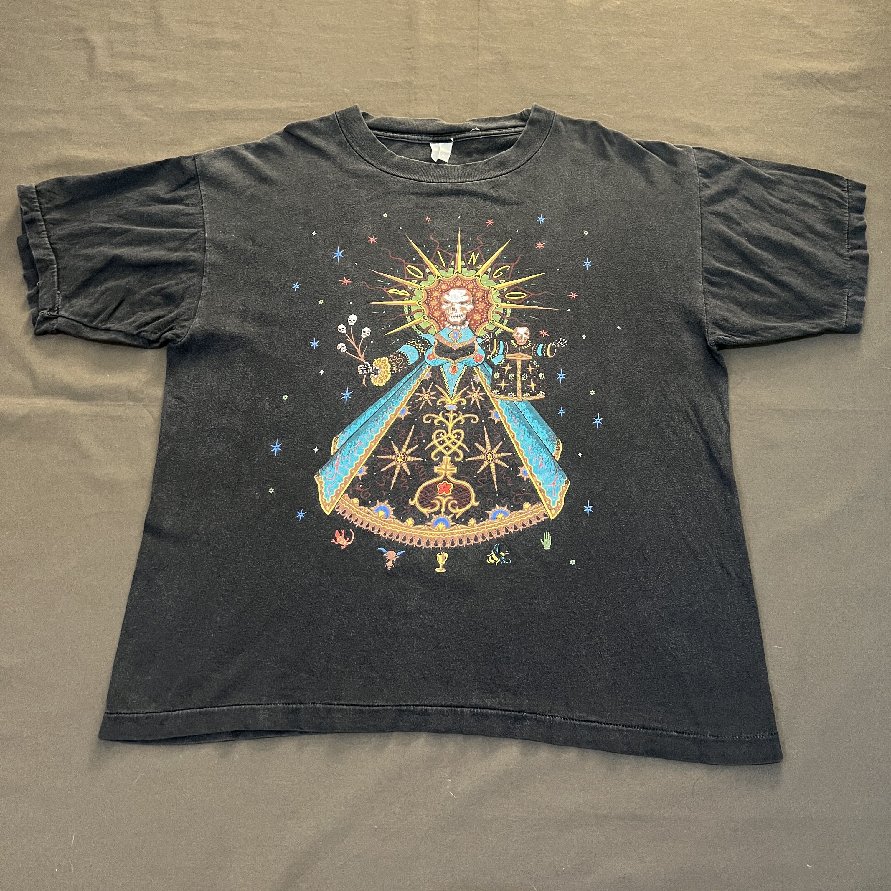 Band Tees × Seditionaries × Vintage Vintage 1990 Oingo Boingo Dia De Los Muertos Tee Faded XL Size US XL / EU 56 / 4 - 1 Thumbnail