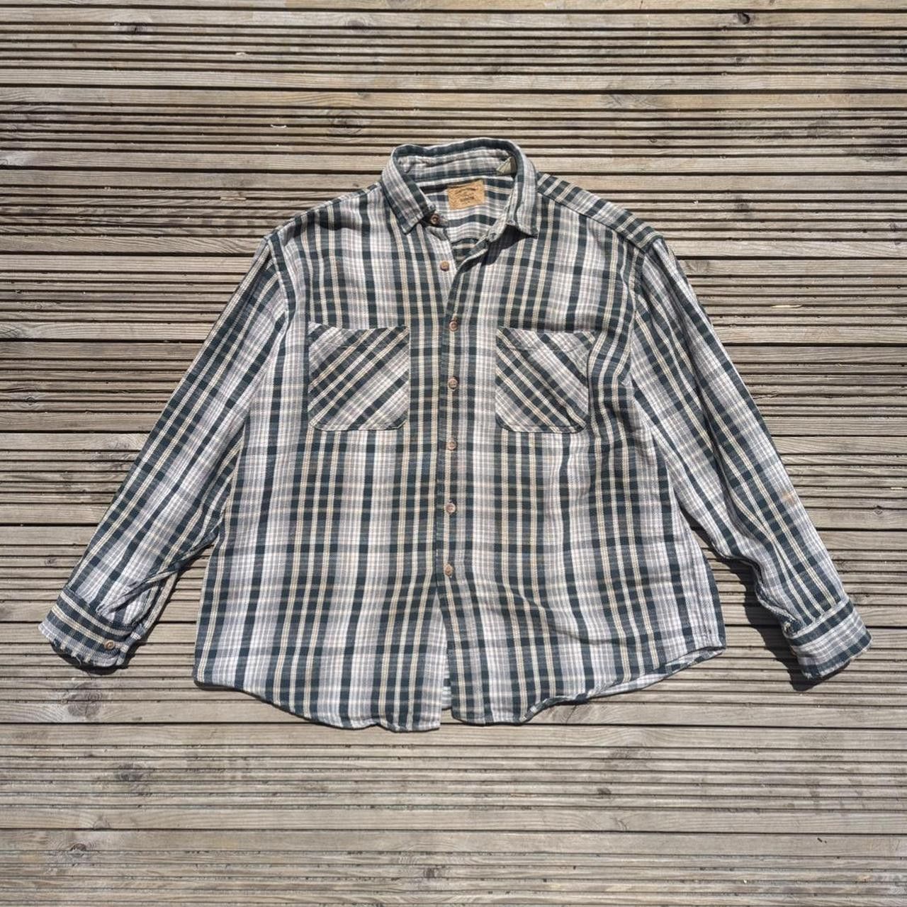 Vintage Green Vintage Shirt Size US L / EU 52-54 / 3 - 1 Thumbnail