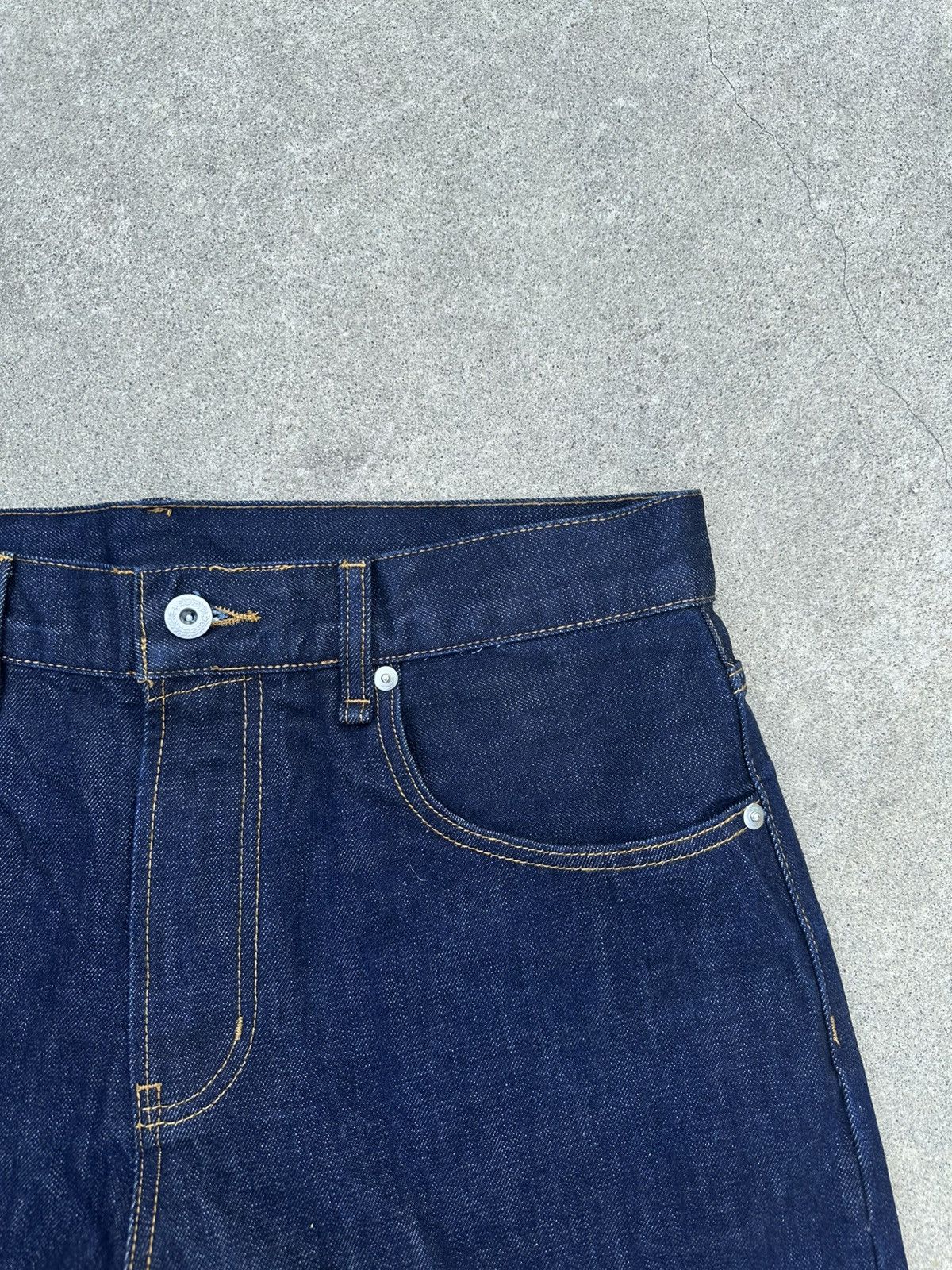 Japanese Brand Raw Baggy Selvedge Denim Size US 34 / EU 50 - 6 Thumbnail